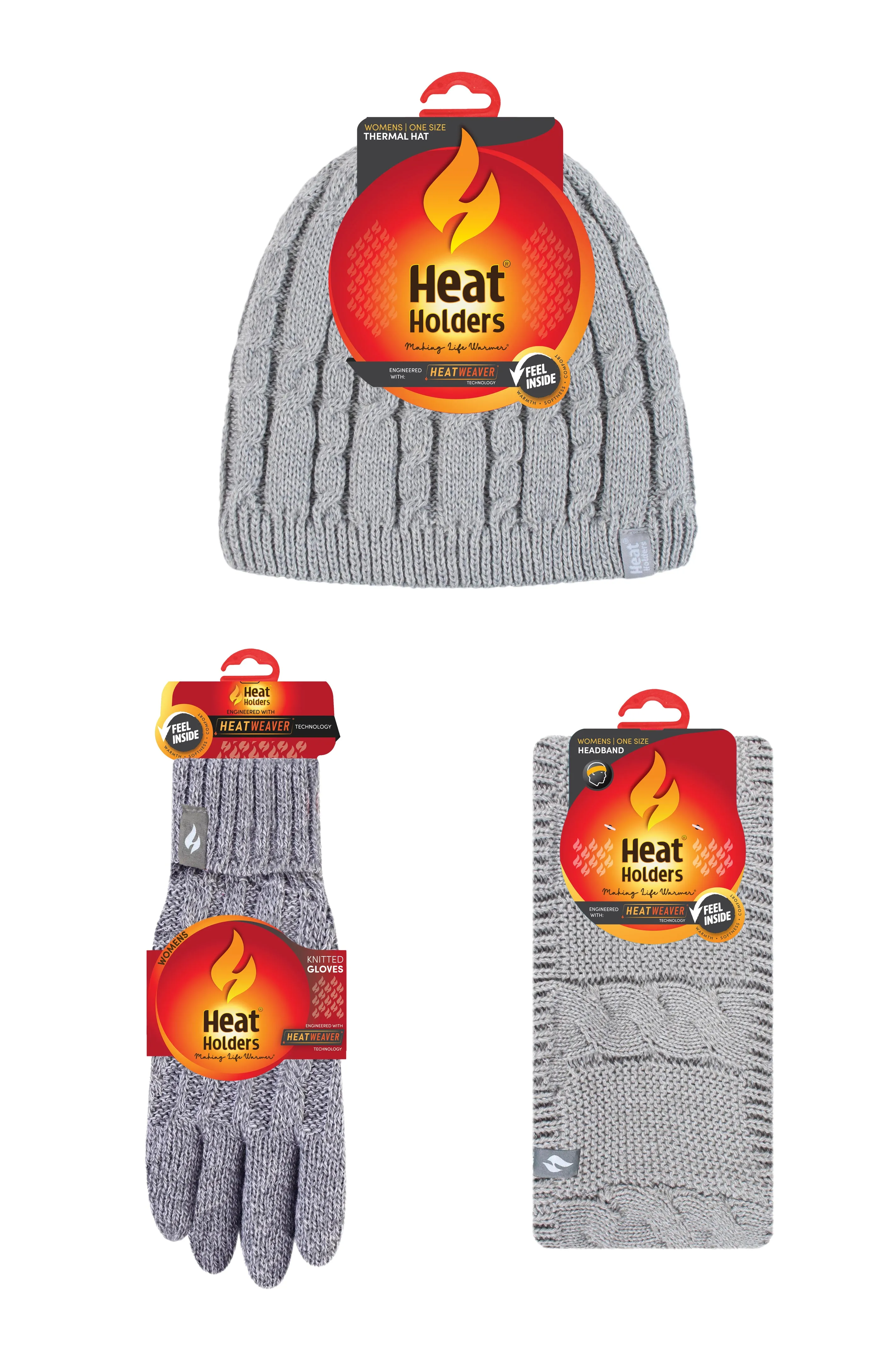 Women's Grey Accessories Bundle sold by Heat Holders