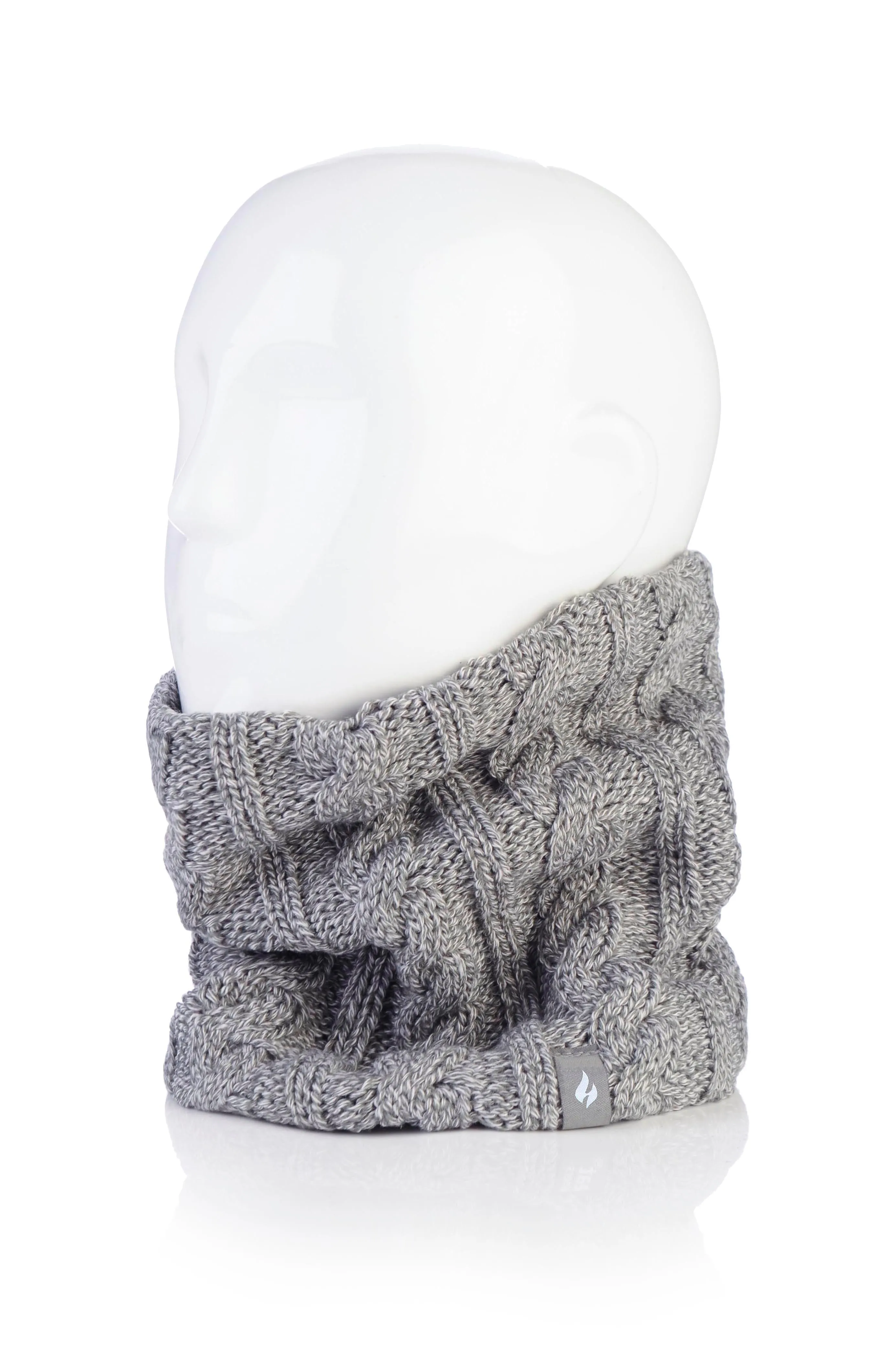 Women's Adele Lite Cable Neck Warmer sold by Heat Holders product image thumbnail 4
