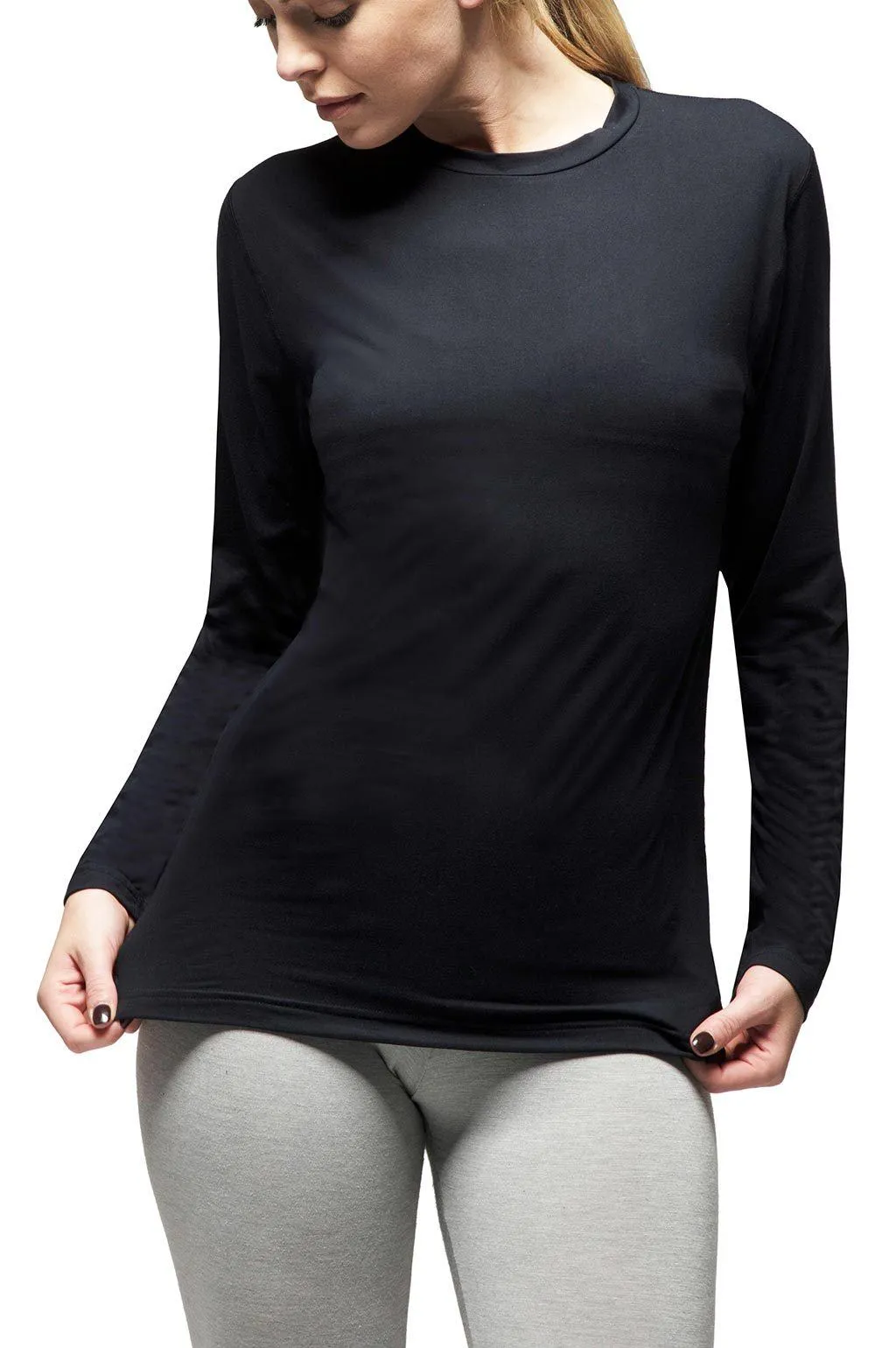 Women's Ultra Lite Base Layer Set in Black sold by Heat Holders product image thumbnail 3