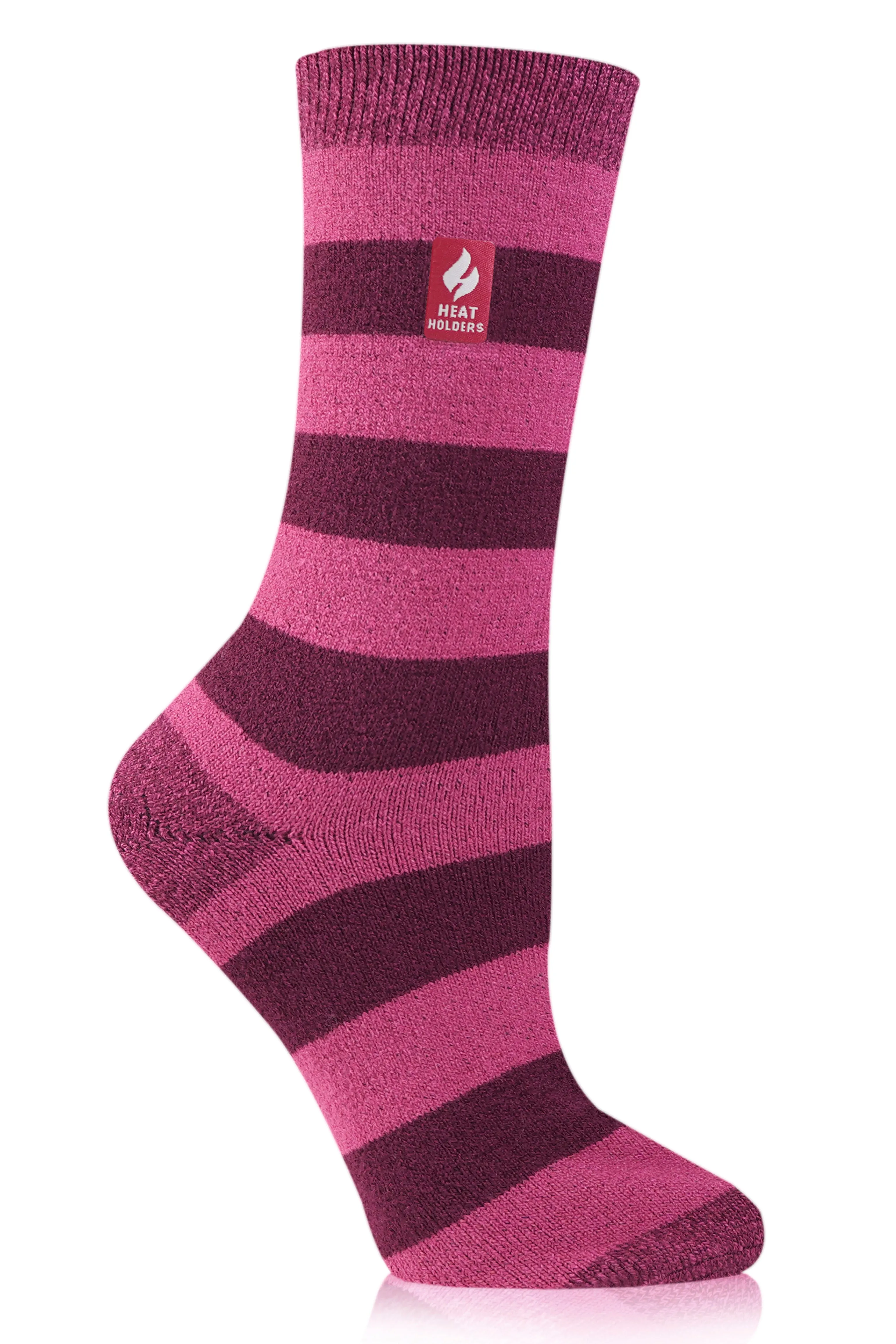 Women's ULTRA LITE™ Luisa Stripe Crew Sock sold by Heat Holders product image thumbnail 3