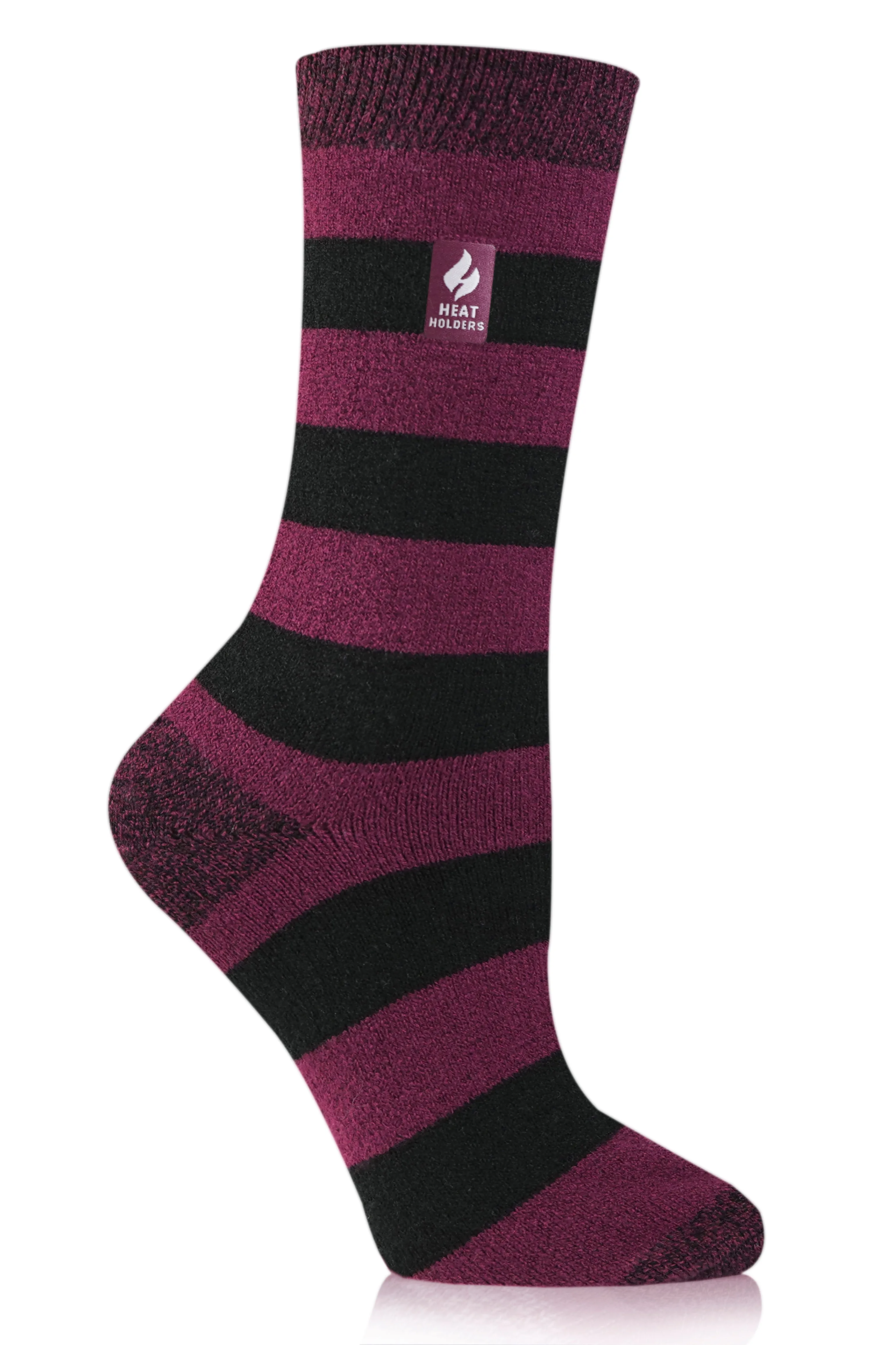 Women's ULTRA LITE™ Luisa Stripe Crew Sock sold by Heat Holders product image thumbnail 4