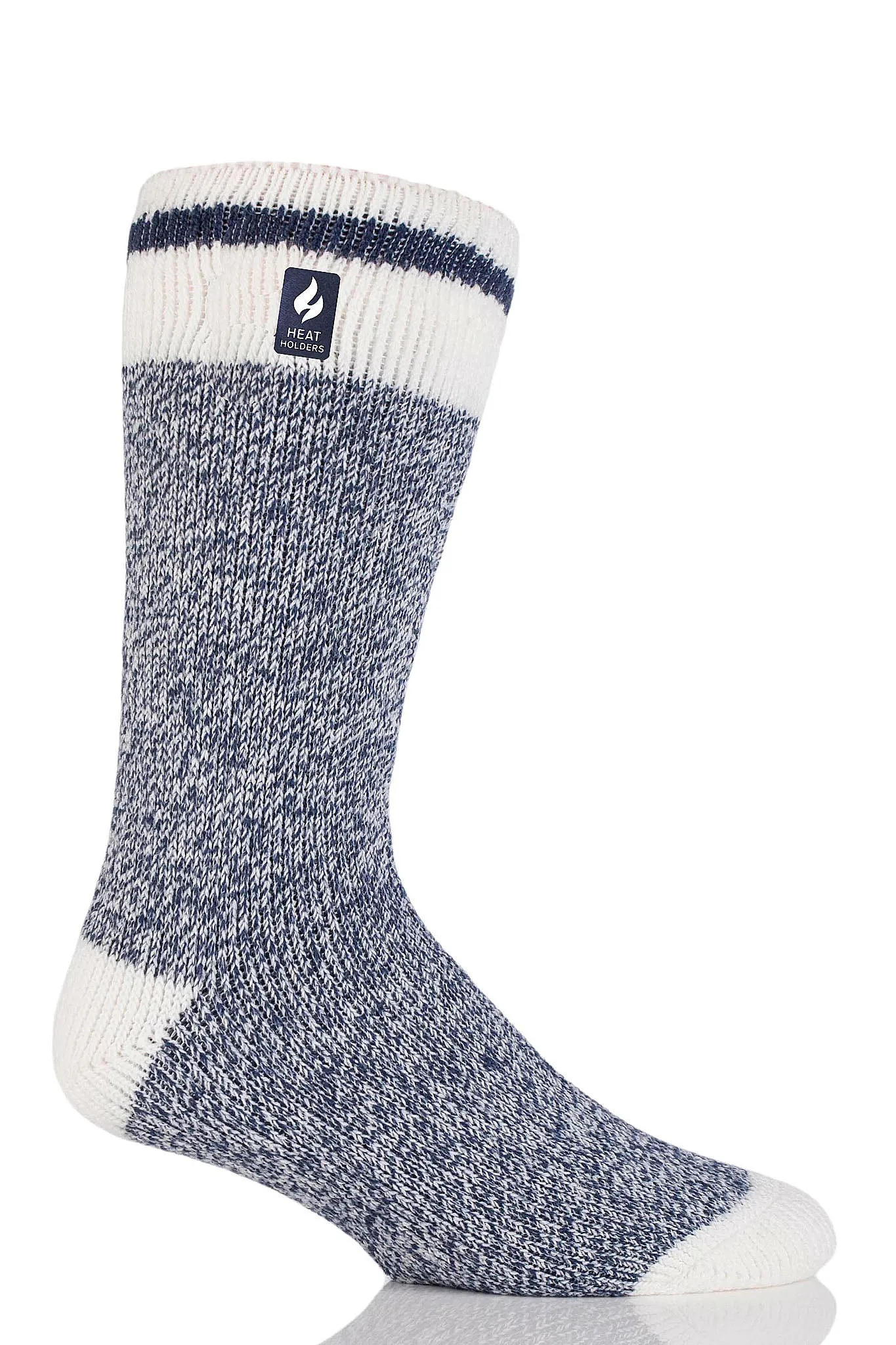 Men's Jeffrey ORIGINAL™ Cream Block Twist Crew Socks sold by Heat Holders product image thumbnail 5