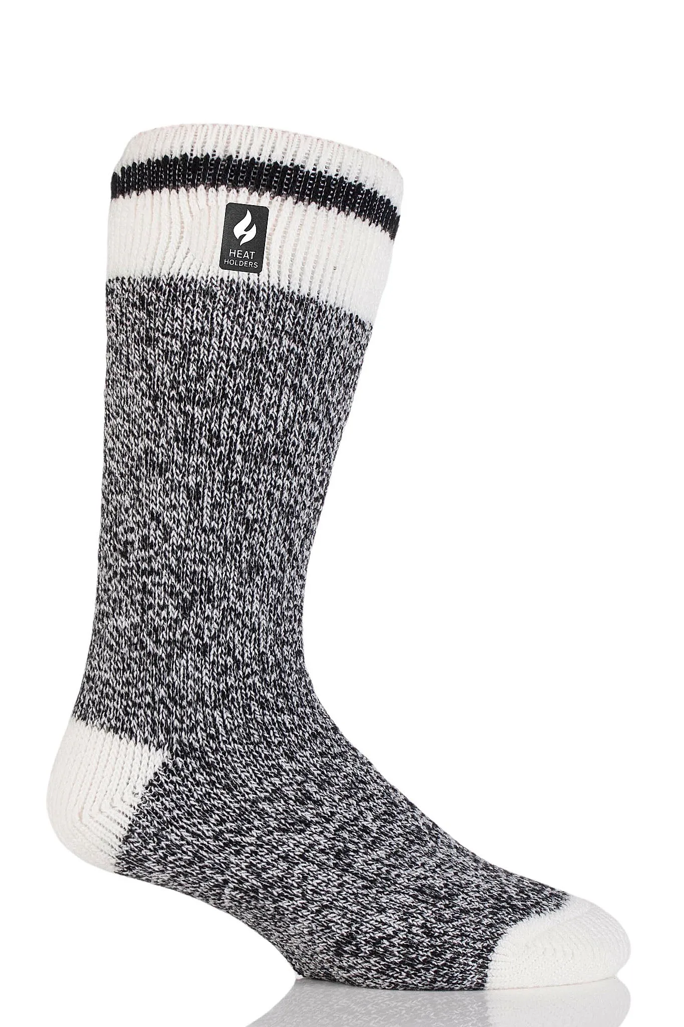 Men's Jeffrey ORIGINAL™ Cream Block Twist Crew Socks sold by Heat Holders product image thumbnail 2
