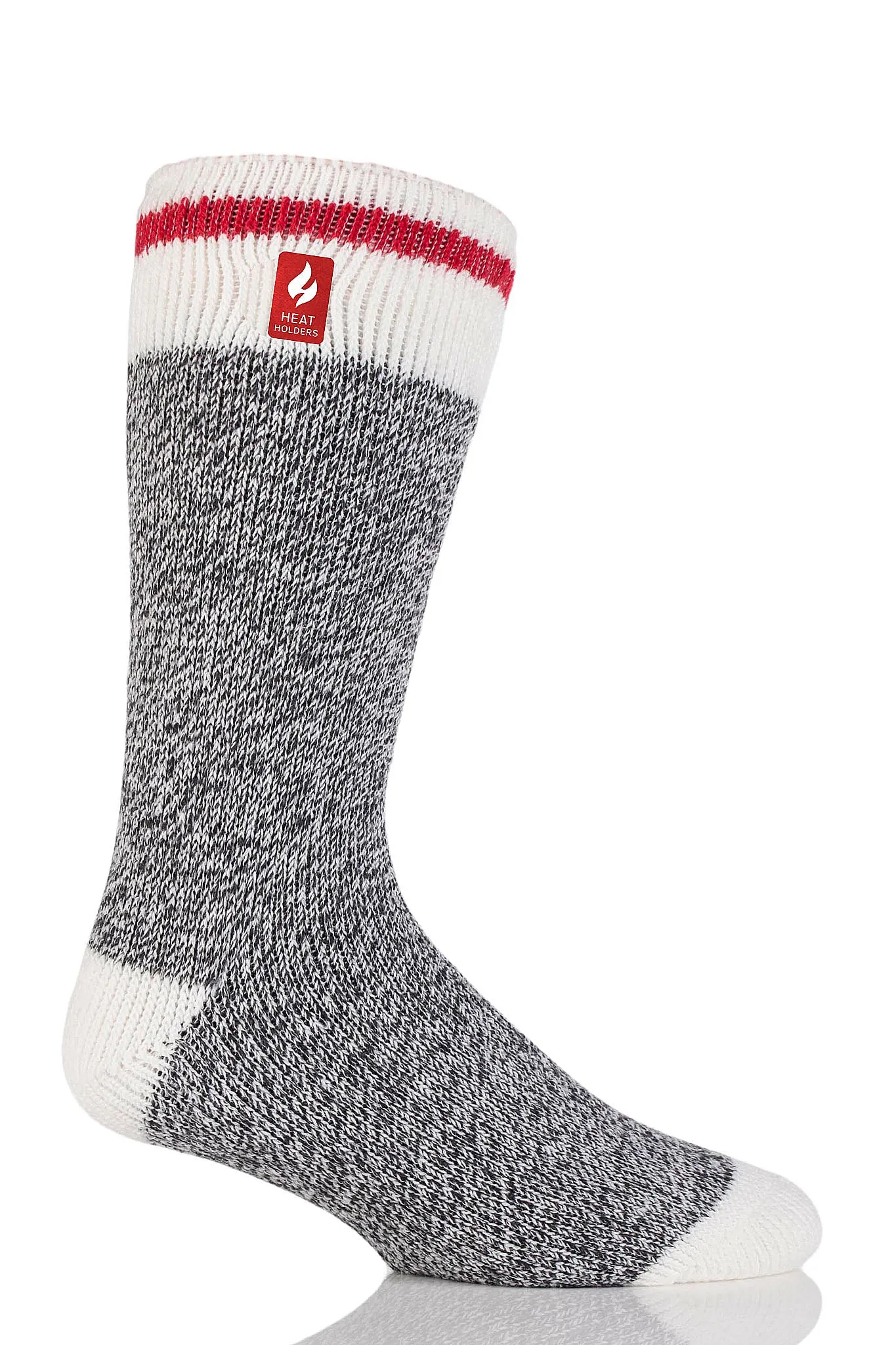 Men's Jeffrey ORIGINAL™ Cream Block Twist Crew Socks sold by Heat Holders product image thumbnail 3