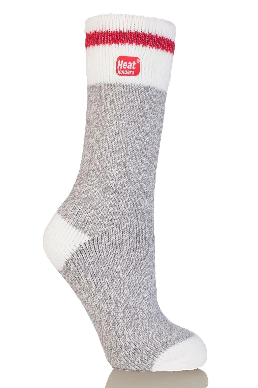 Women's Snowdrop ORIGINAL™ Cream Block Twist Socks sold by Heat Holders product image thumbnail 4