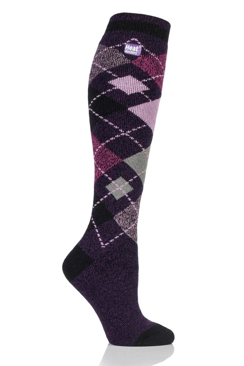 Women's Long Argyle LITE™ Socks sold by Heat Holders product image thumbnail 3