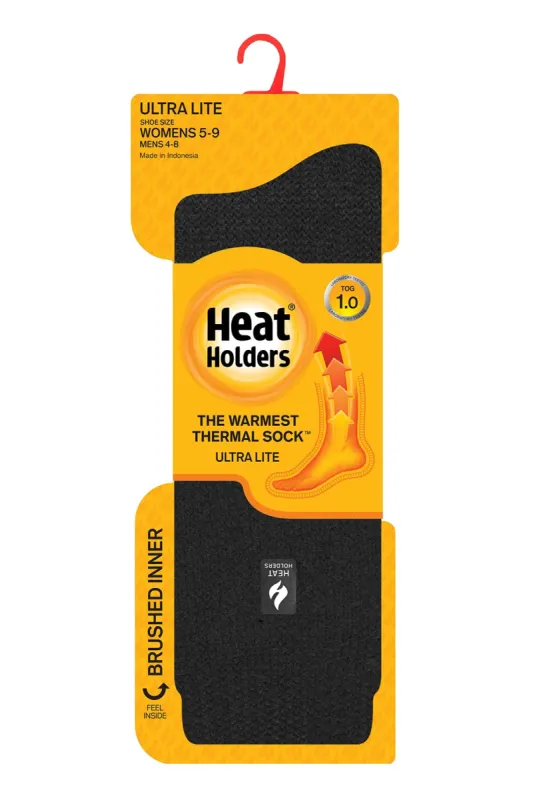 Women's Holly ULTRA LITE™ Solid Crew Socks sold by Heat Holders