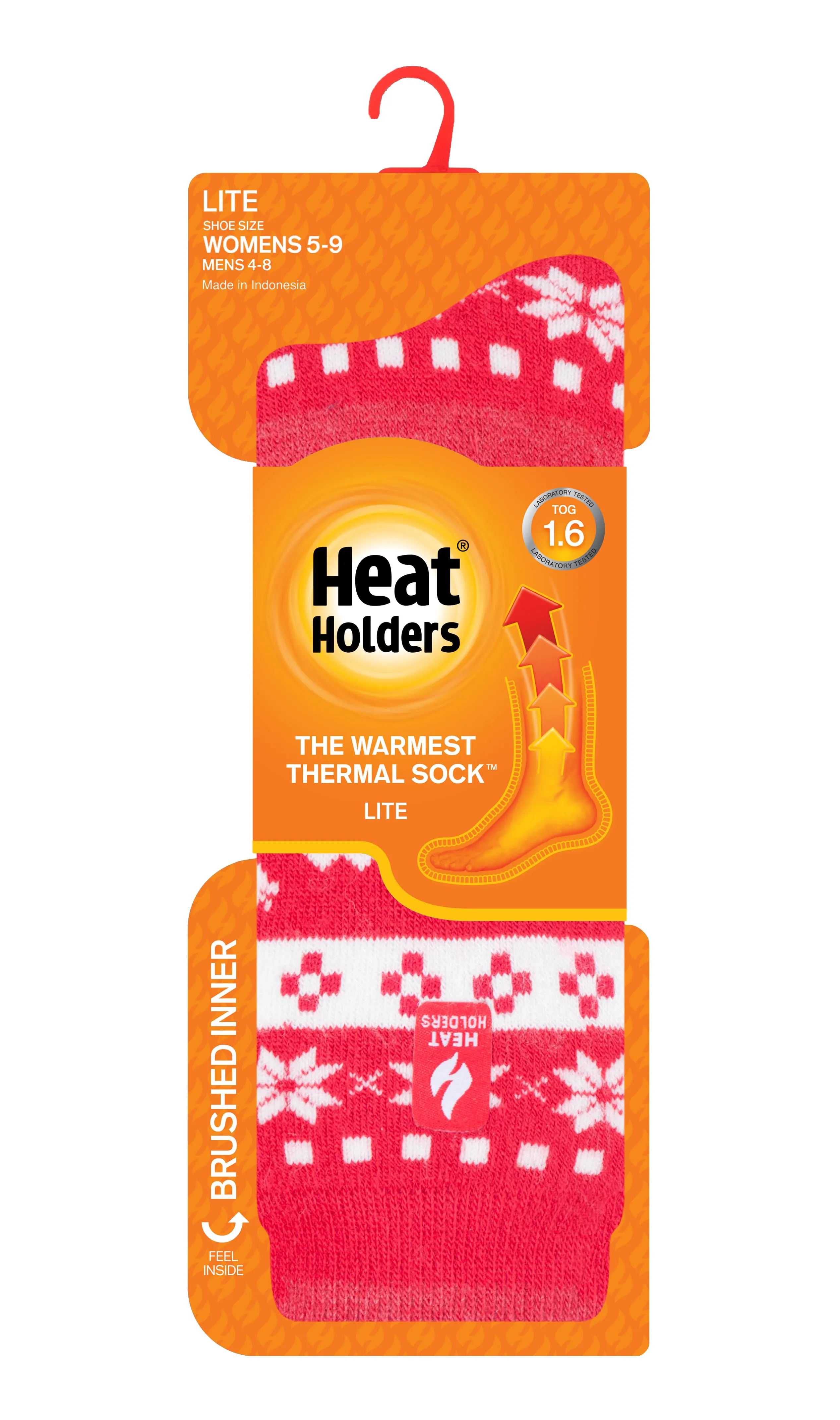 Women's LITE™ Riley Buffalo Plaid Crew Sock sold by Heat Holders