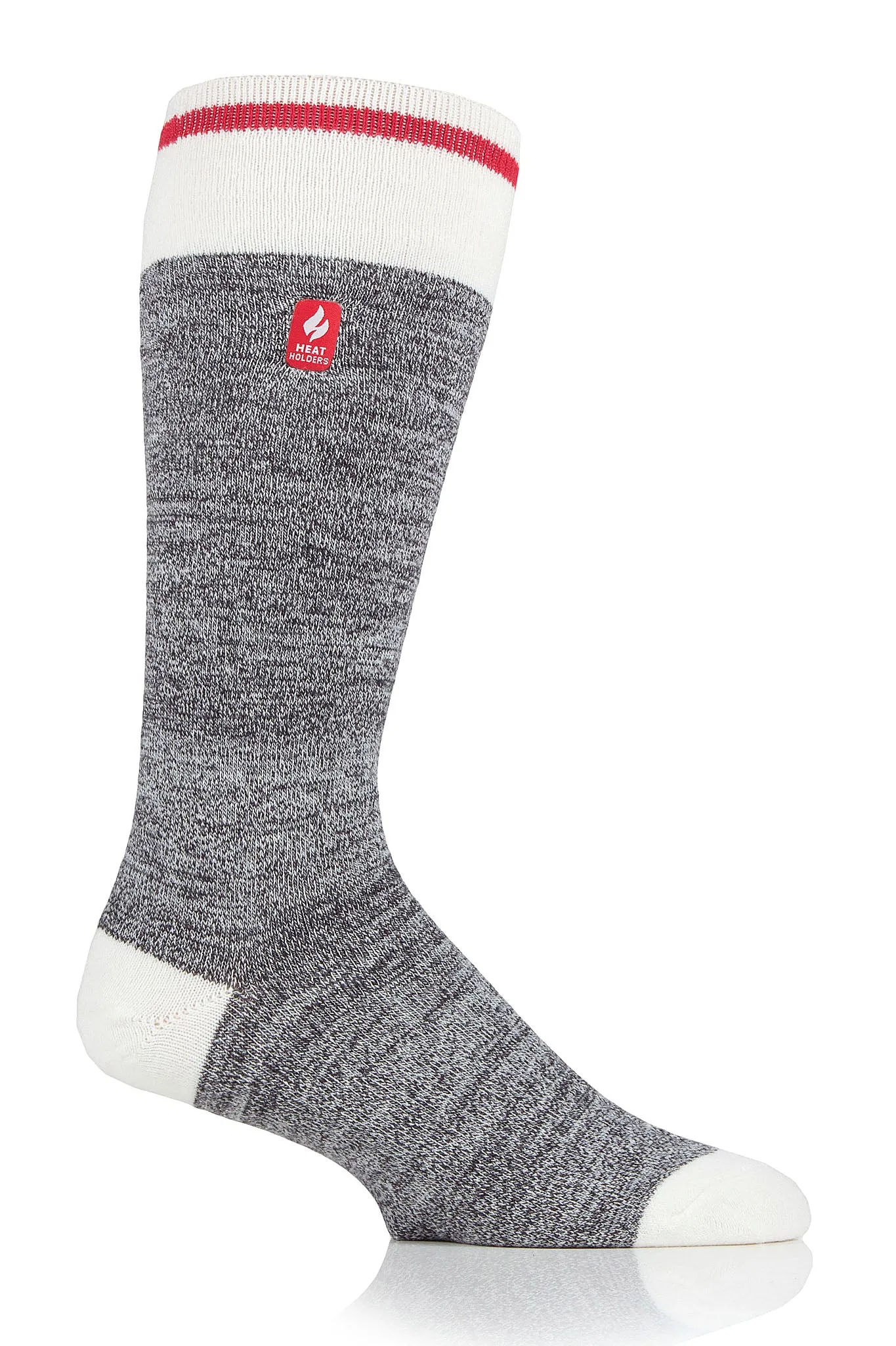 Men's Charlie ULTRA LITE™ Long Cream Block Twist Socks sold by Heat Holders product image thumbnail 2