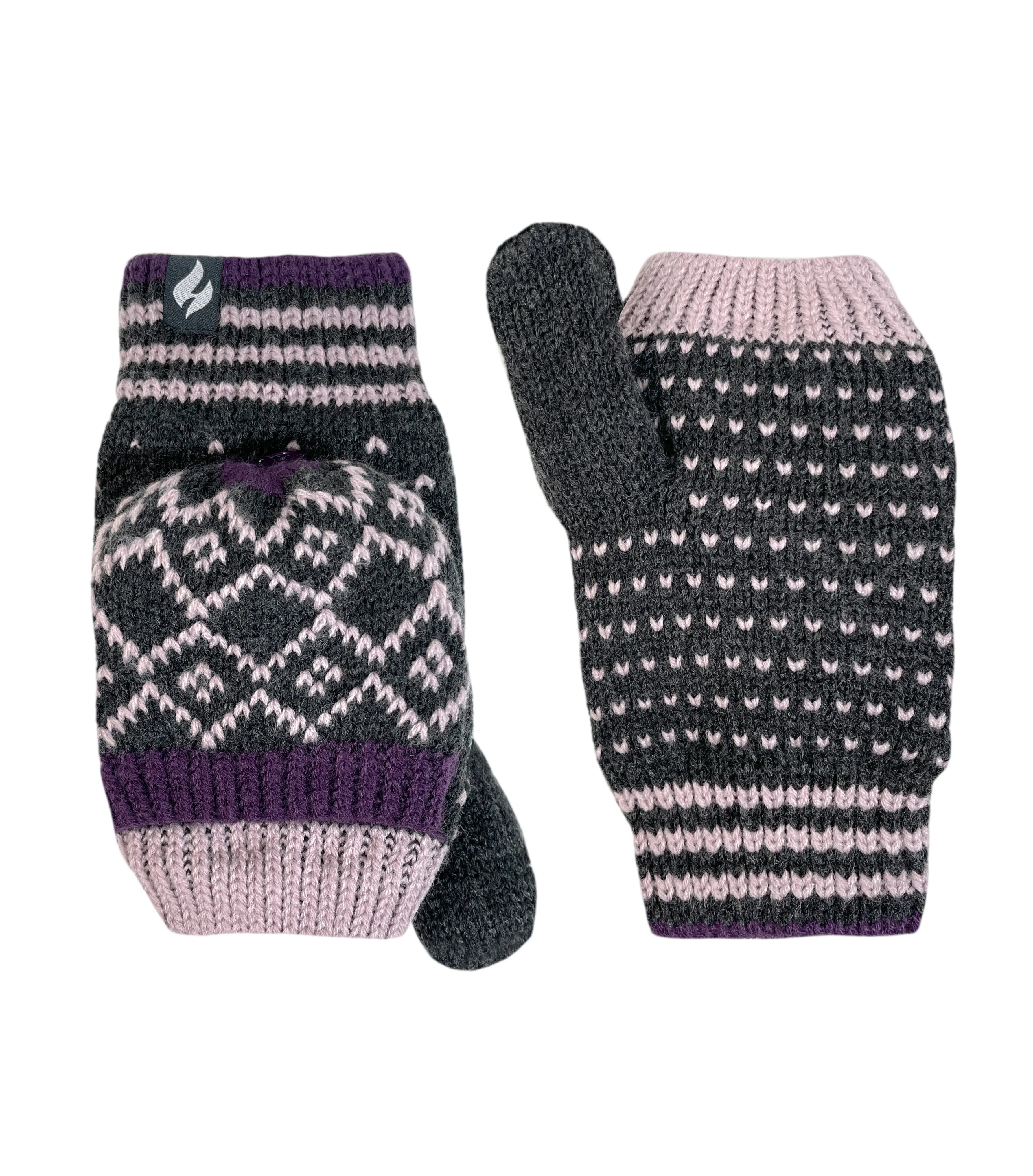 Women's Vienna Fairisle Converter Mittens sold by Heat Holders product image thumbnail 4