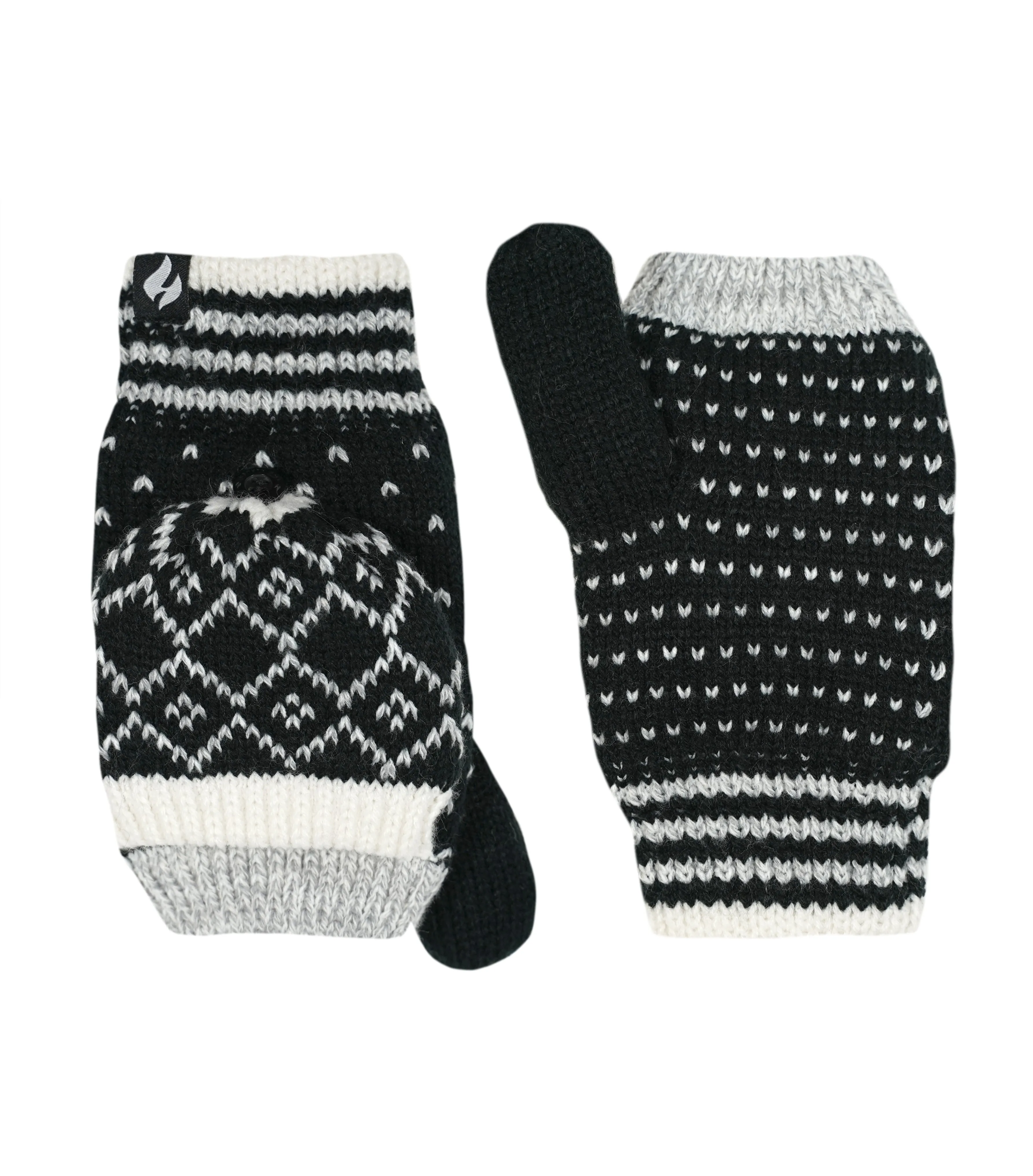Women's Vienna Fairisle Converter Mittens sold by Heat Holders product image thumbnail 2