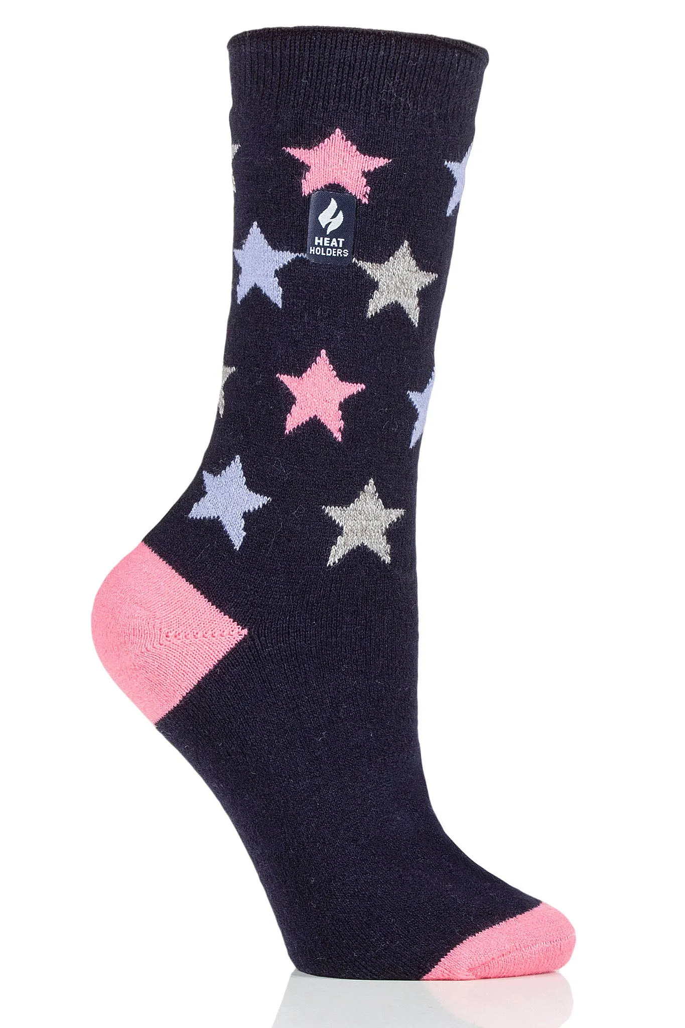 Women's Cosmos ULTRA LITE™ Solid Star Crew Socks sold by Heat Holders product image thumbnail 3