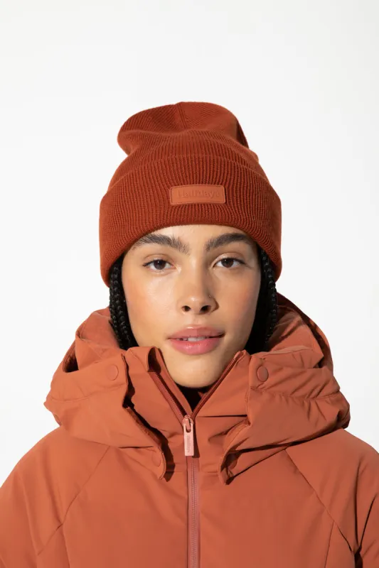 Hunter Merino Rib Beanie sold by Halfdays