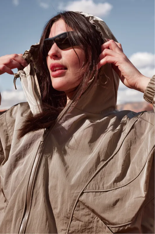 Douglas Nylon Windbreaker sold by Halfdays