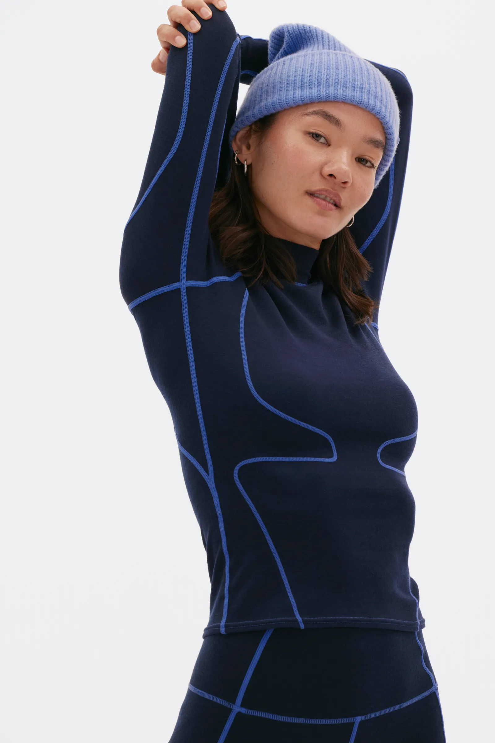 Fay Midweight Merino Top sold by Halfdays product image thumbnail 2