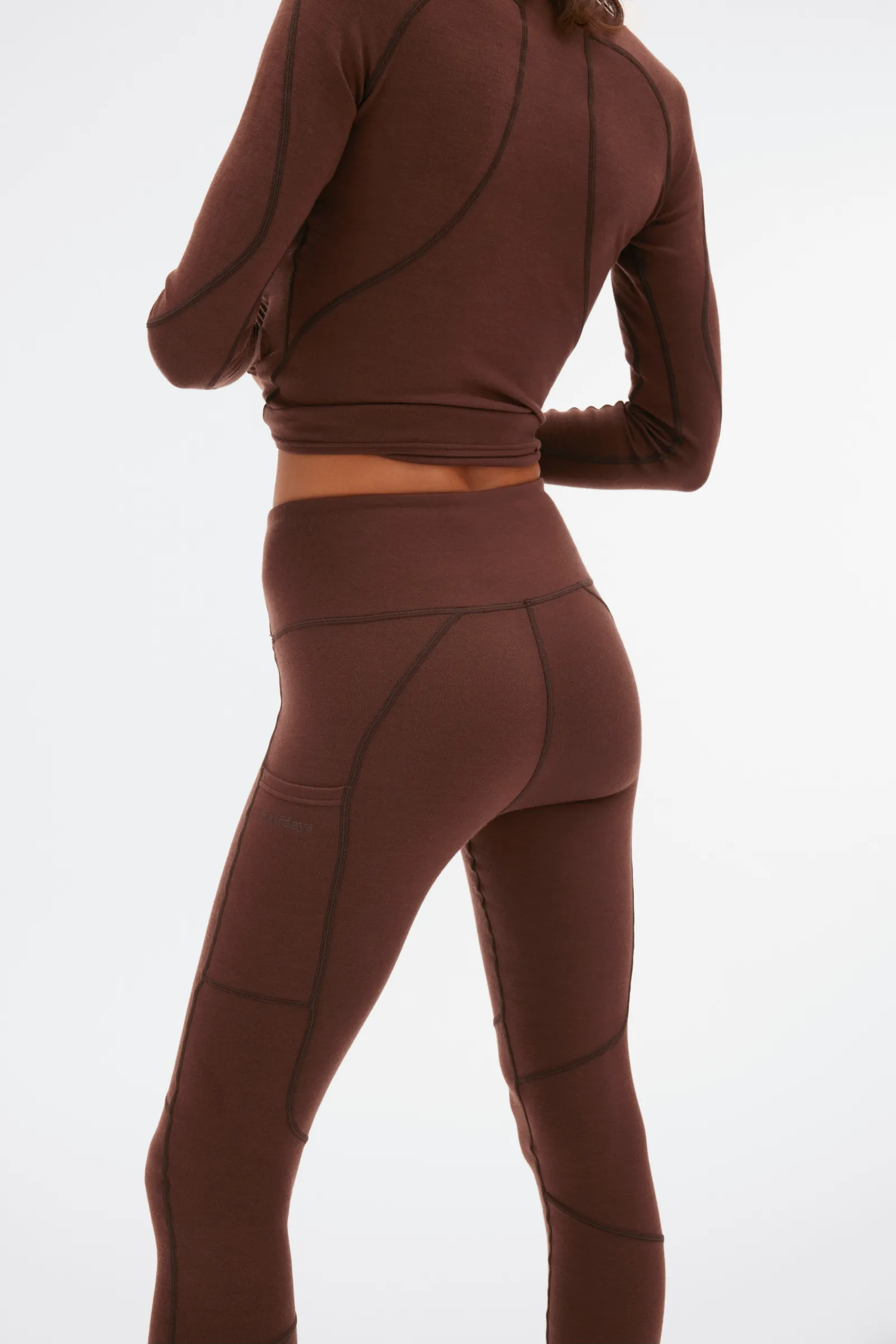 Hallie Midweight Merino Legging sold by Halfdays product image thumbnail 3