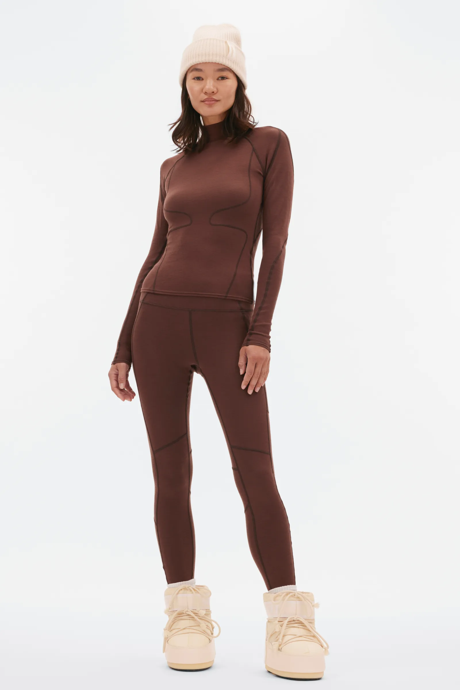 Hallie Midweight Merino Legging sold by Halfdays