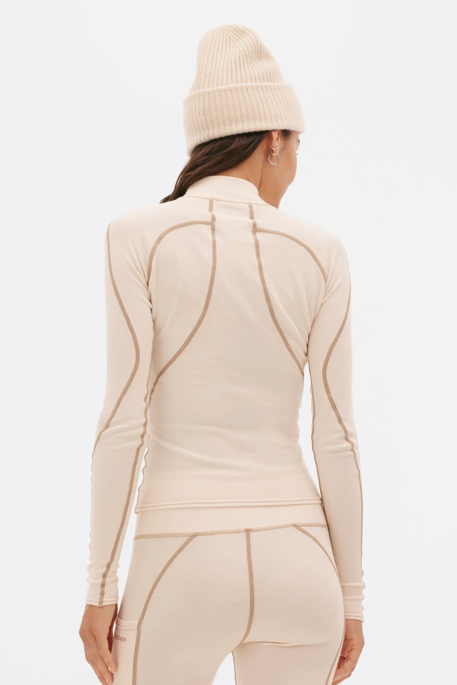 Fay Midweight Merino Top sold by Halfdays product image thumbnail 3