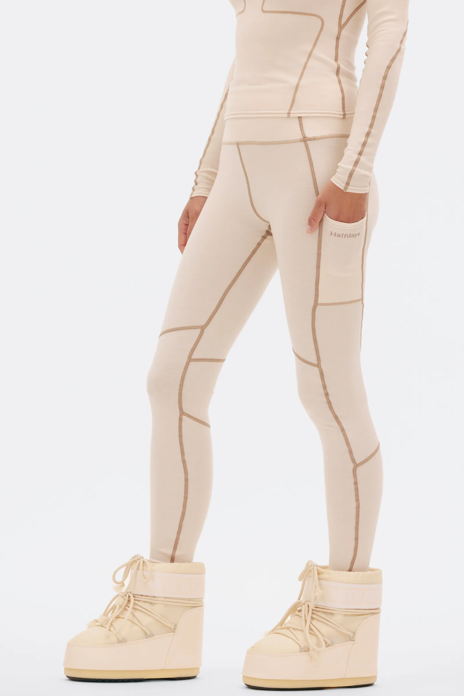 Pre-Loved Hallie Midweight Merino Legging sold by Halfdays product image thumbnail 3