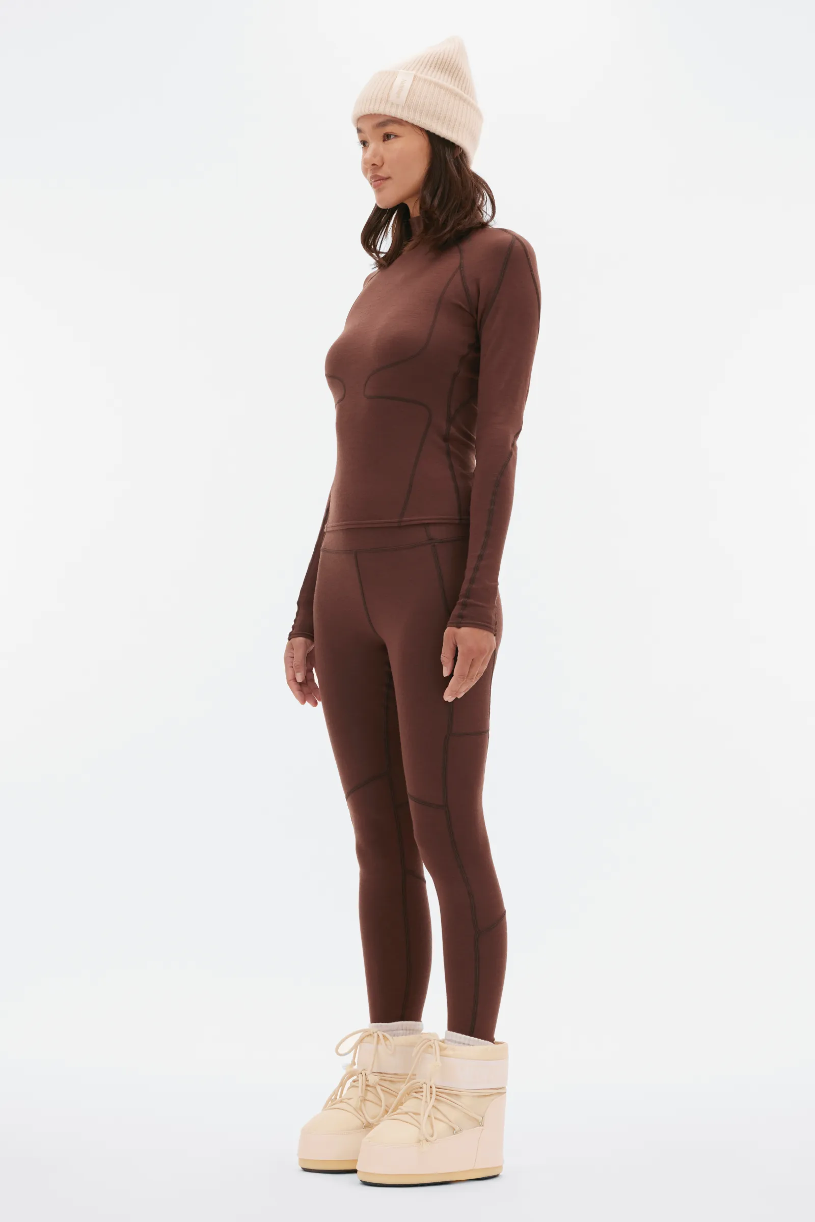 Pre-Loved Hallie Midweight Merino Legging sold by Halfdays product image thumbnail 4