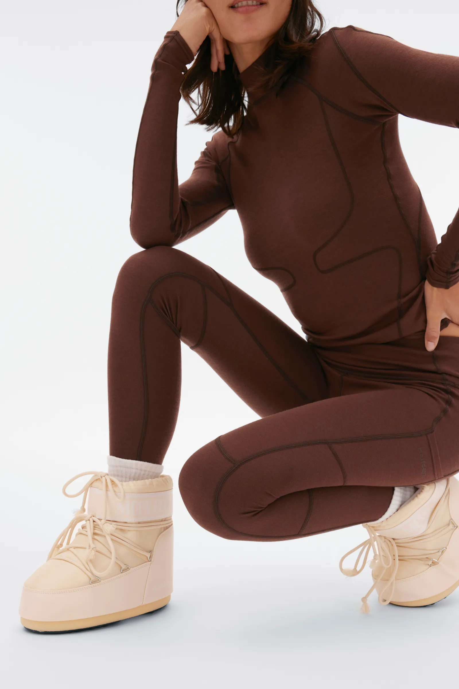 Pre-Loved Hallie Midweight Merino Legging sold by Halfdays product image thumbnail 5