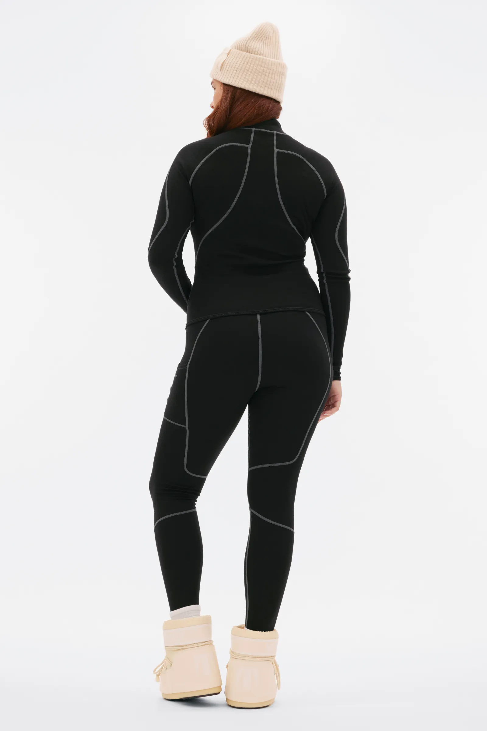 Pre-Loved Hallie Midweight Merino Legging Black sold by Halfdays product image thumbnail 5