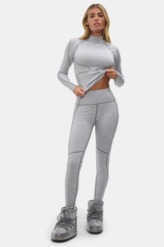 Hallie Midweight Merino Legging sold by Halfdays