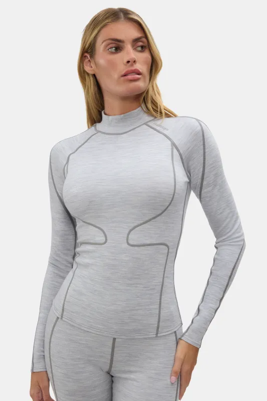 Fay Midweight Merino Top sold by Halfdays