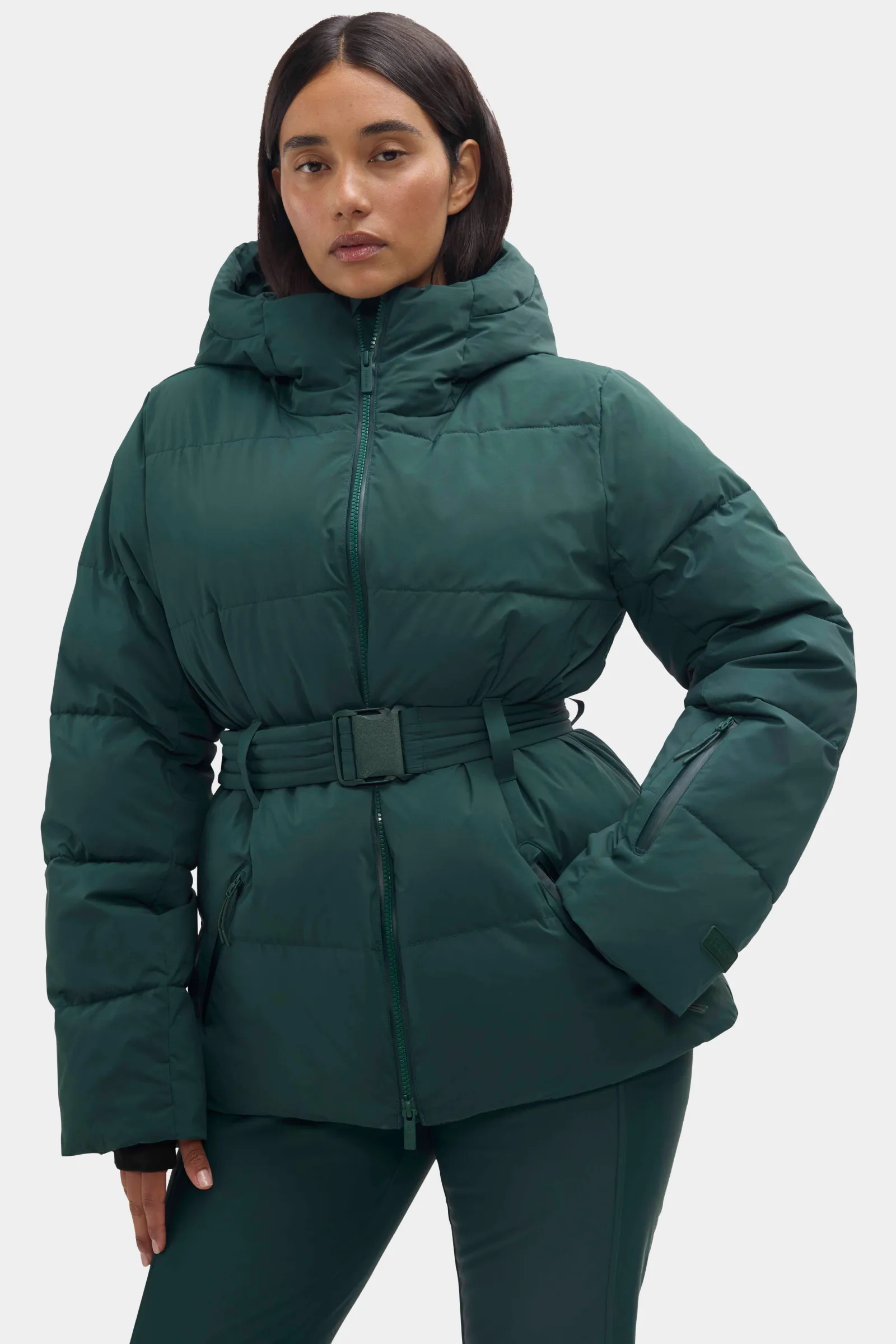 Hedy Belted Puffer sold by Halfdays