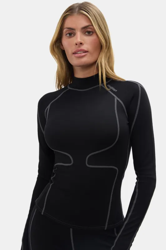 Pre-Loved Fay Midweight Merino Top made by Halfdays