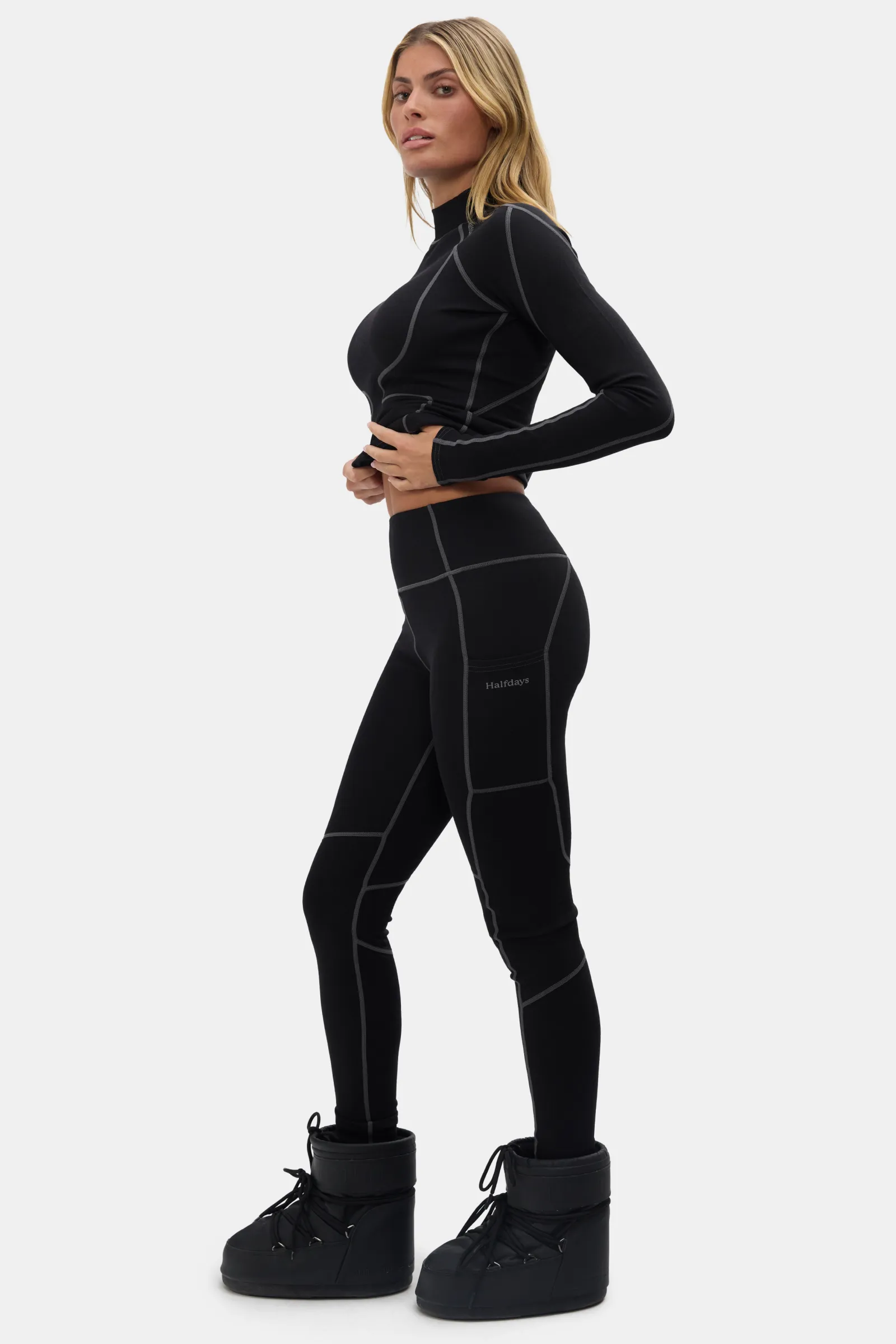 Pre-Loved Hallie Midweight Merino Legging sold by Halfdays product image thumbnail 5