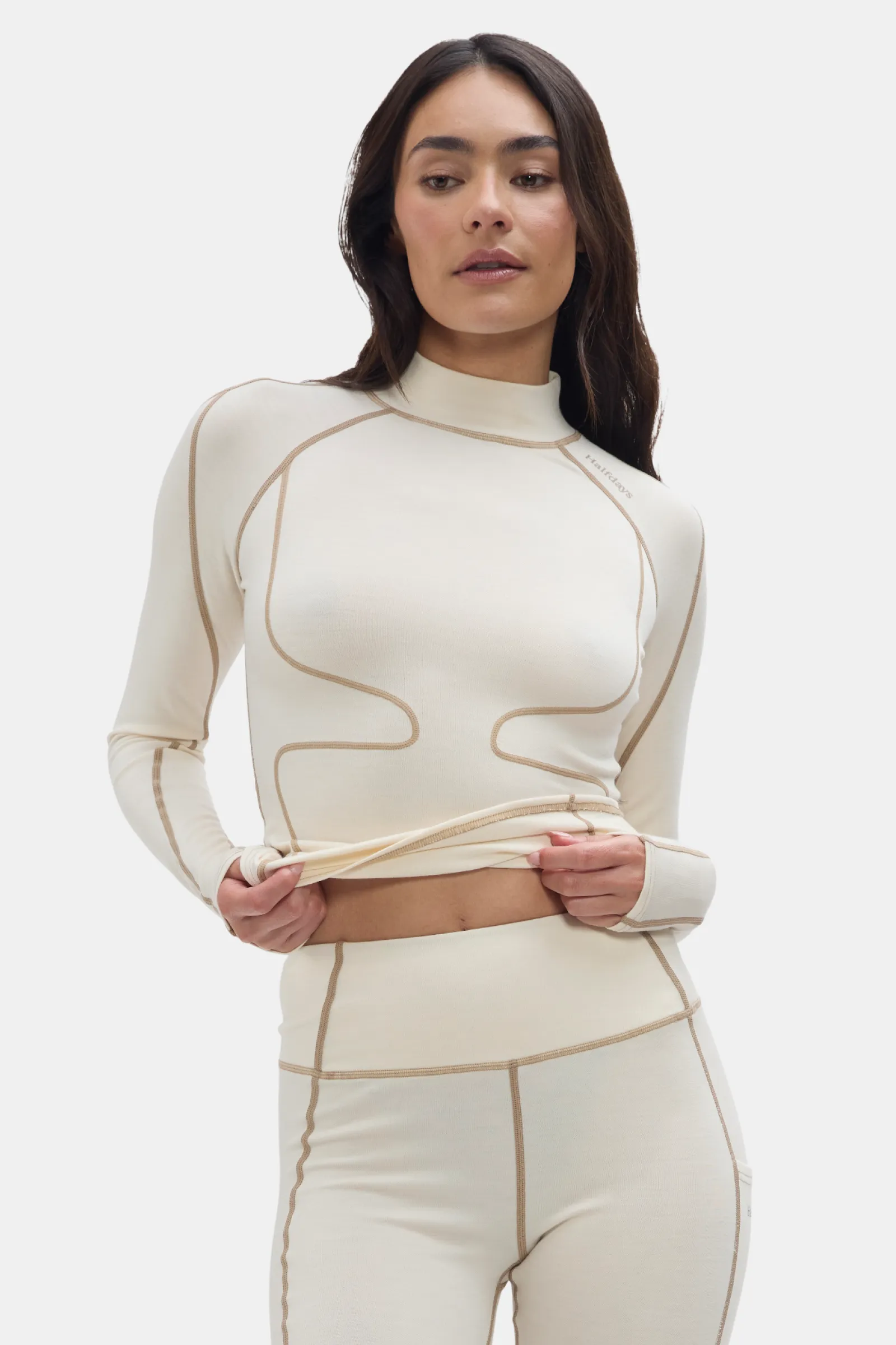 Pre-Loved Fay Midweight Merino Top sold by Halfdays product image thumbnail 4