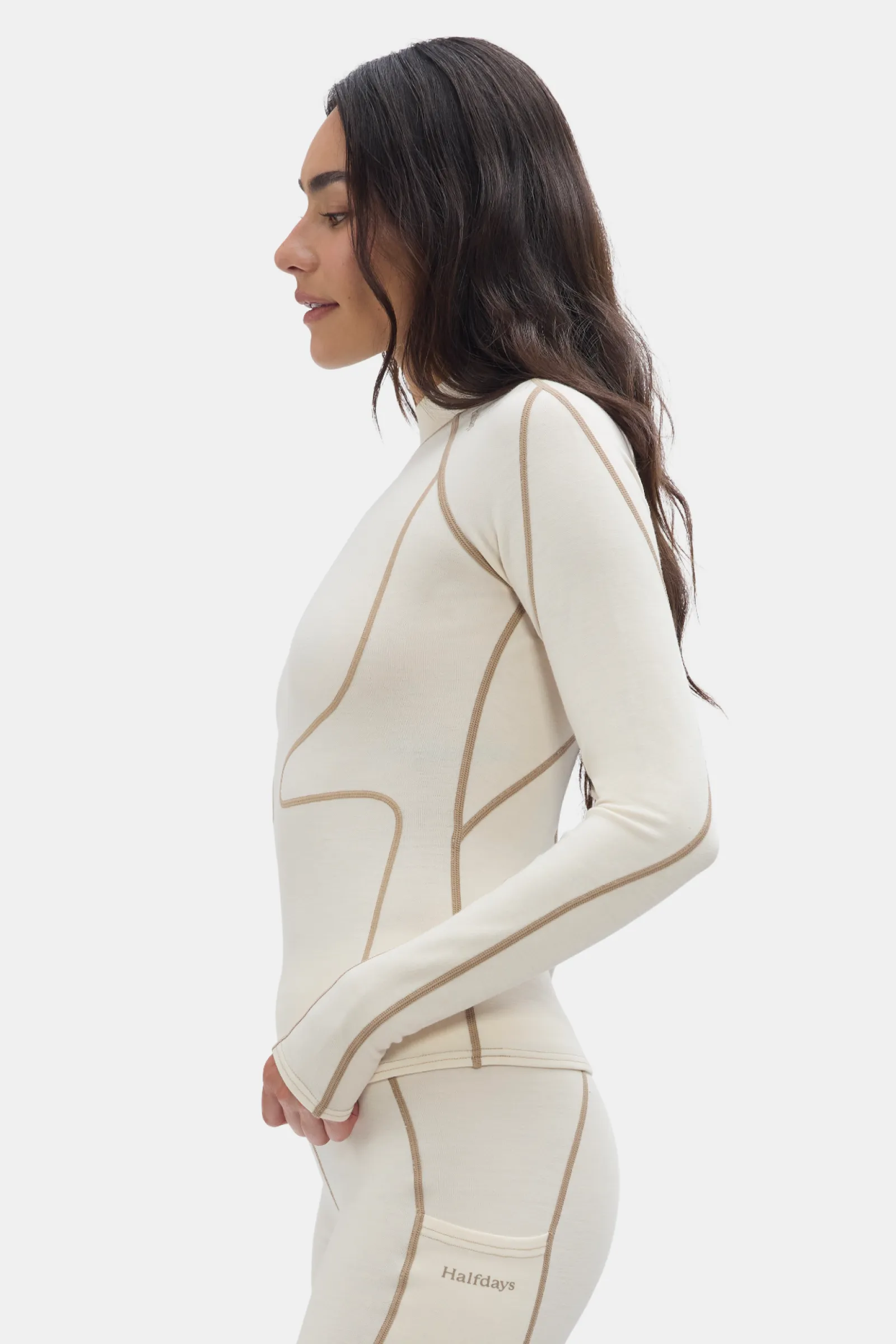 Pre-Loved Fay Midweight Merino Top sold by Halfdays product image thumbnail 3