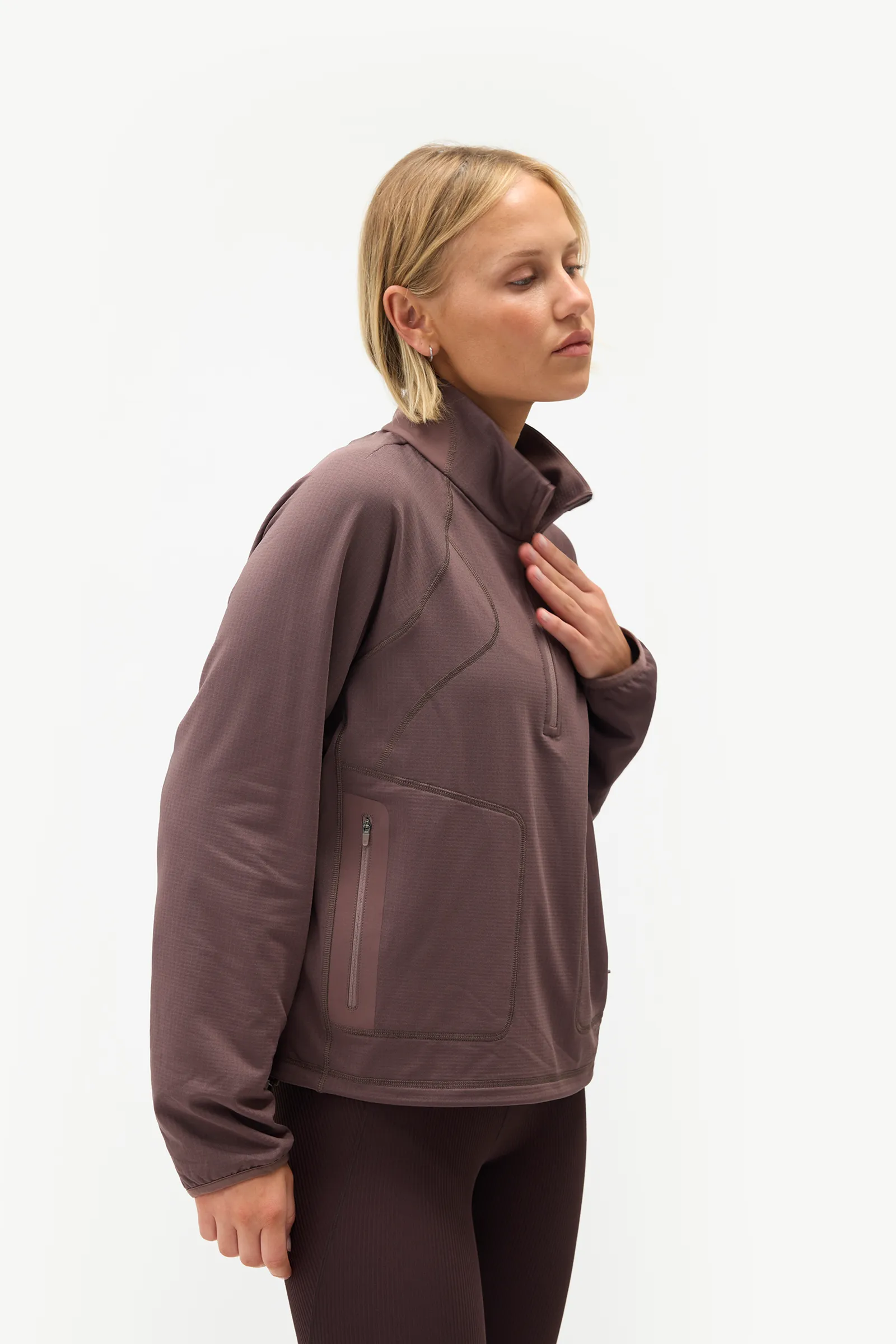 Rebecca Half Zip Fleece sold by Halfdays product image thumbnail 4