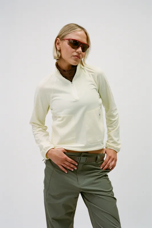 Rebecca Half Zip Fleece made by Halfdays