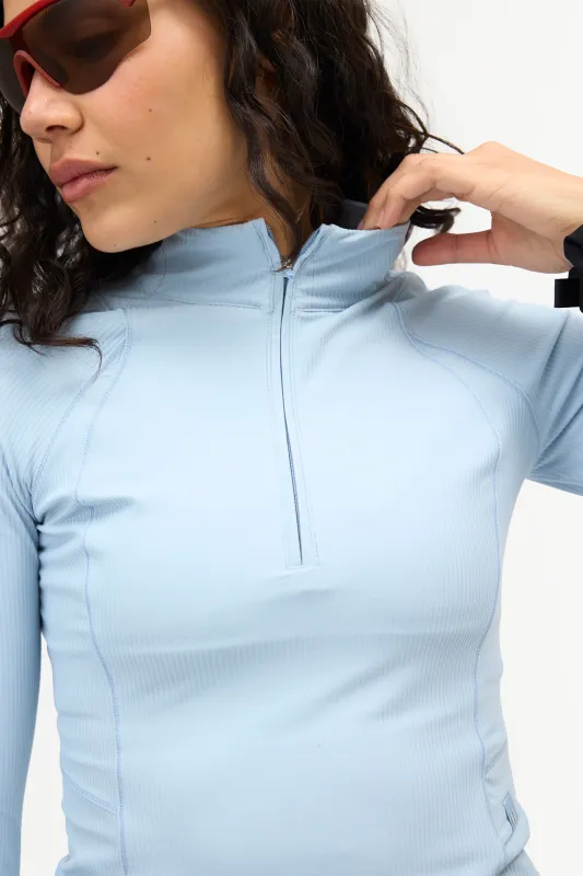 Julie Quarter Zip Top made by Halfdays