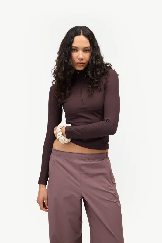 Julie Quarter Zip Top made by Halfdays
