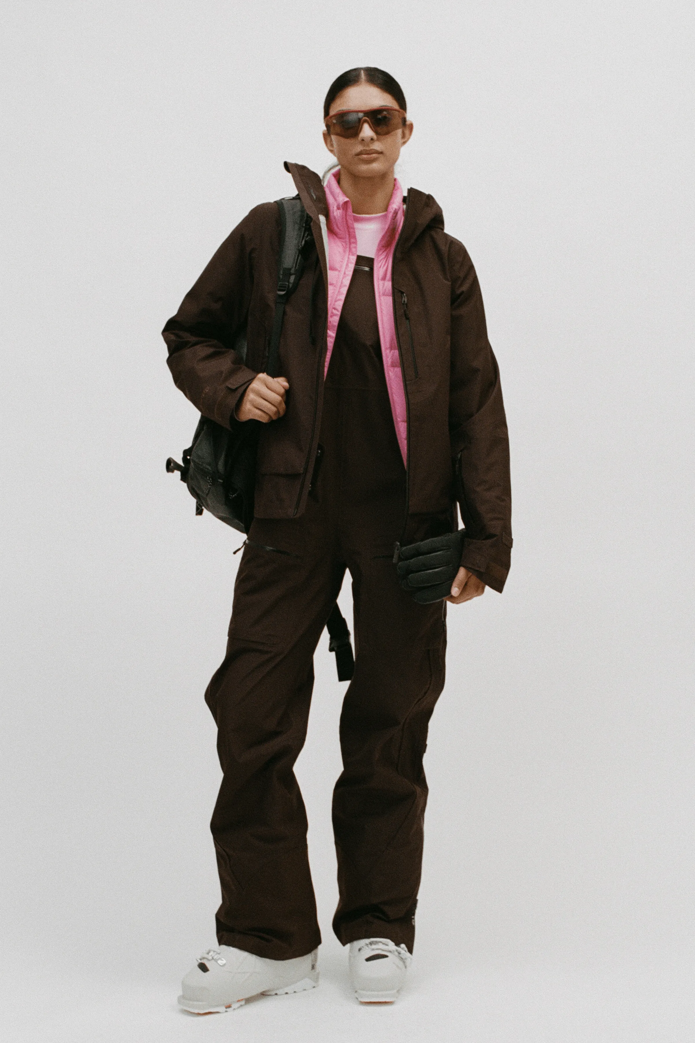 Betty GORE-TEX® 3L Shell Bib - Americano sold by Halfdays product image thumbnail 5
