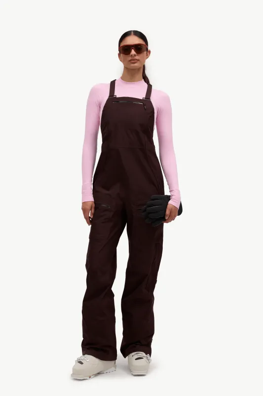 Betty GORE-TEX® 3L Shell Bib - Americano made by Halfdays