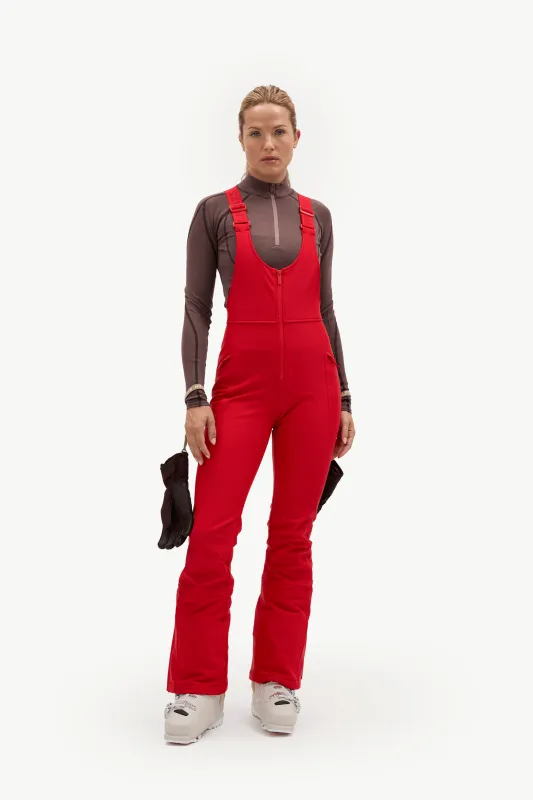 Isabel Soft Shell Bib Pant - Rouge made by Halfdays