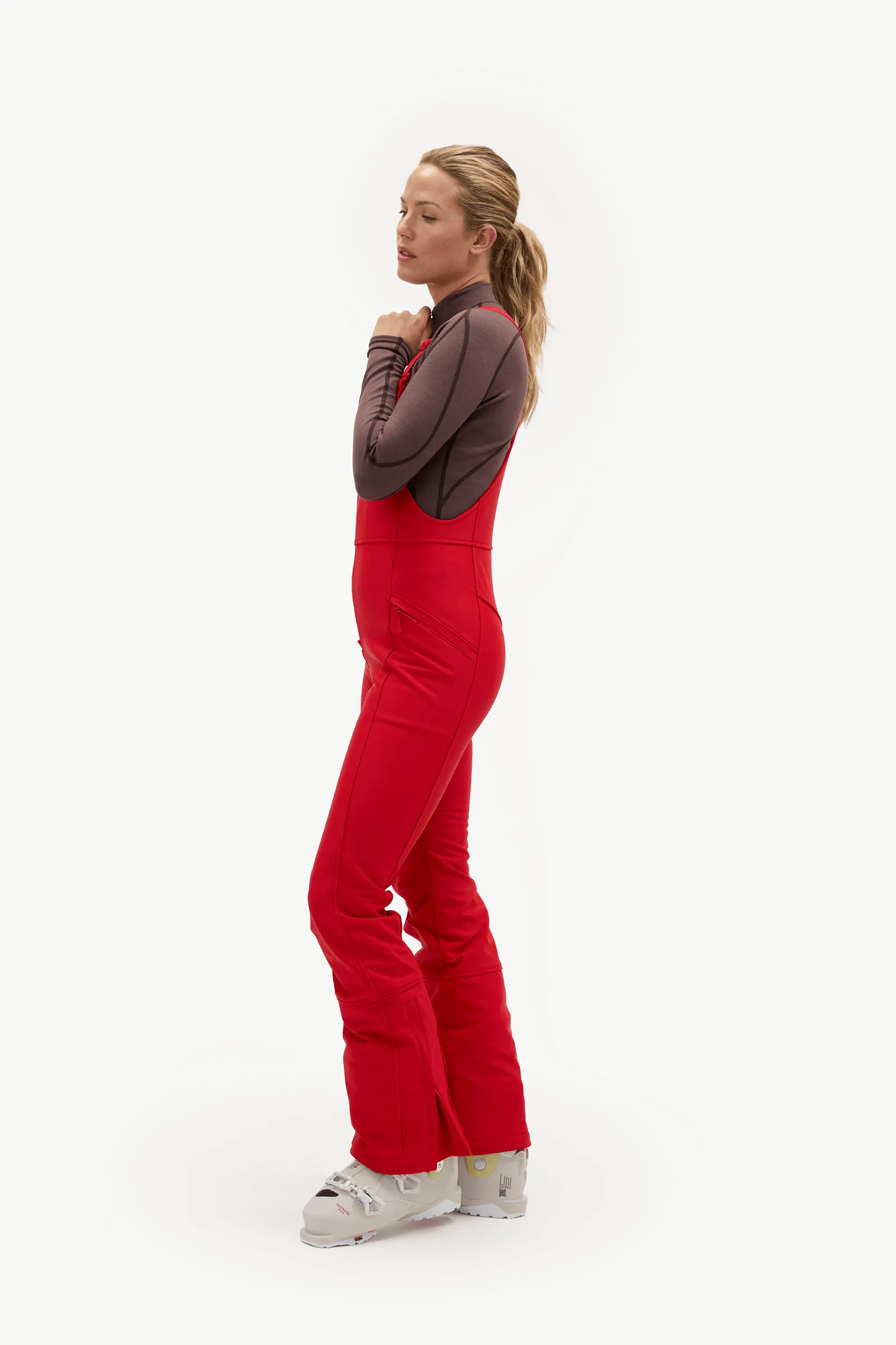 Isabel Soft Shell Bib Pant - Rouge - Short sold by Halfdays product image thumbnail 3