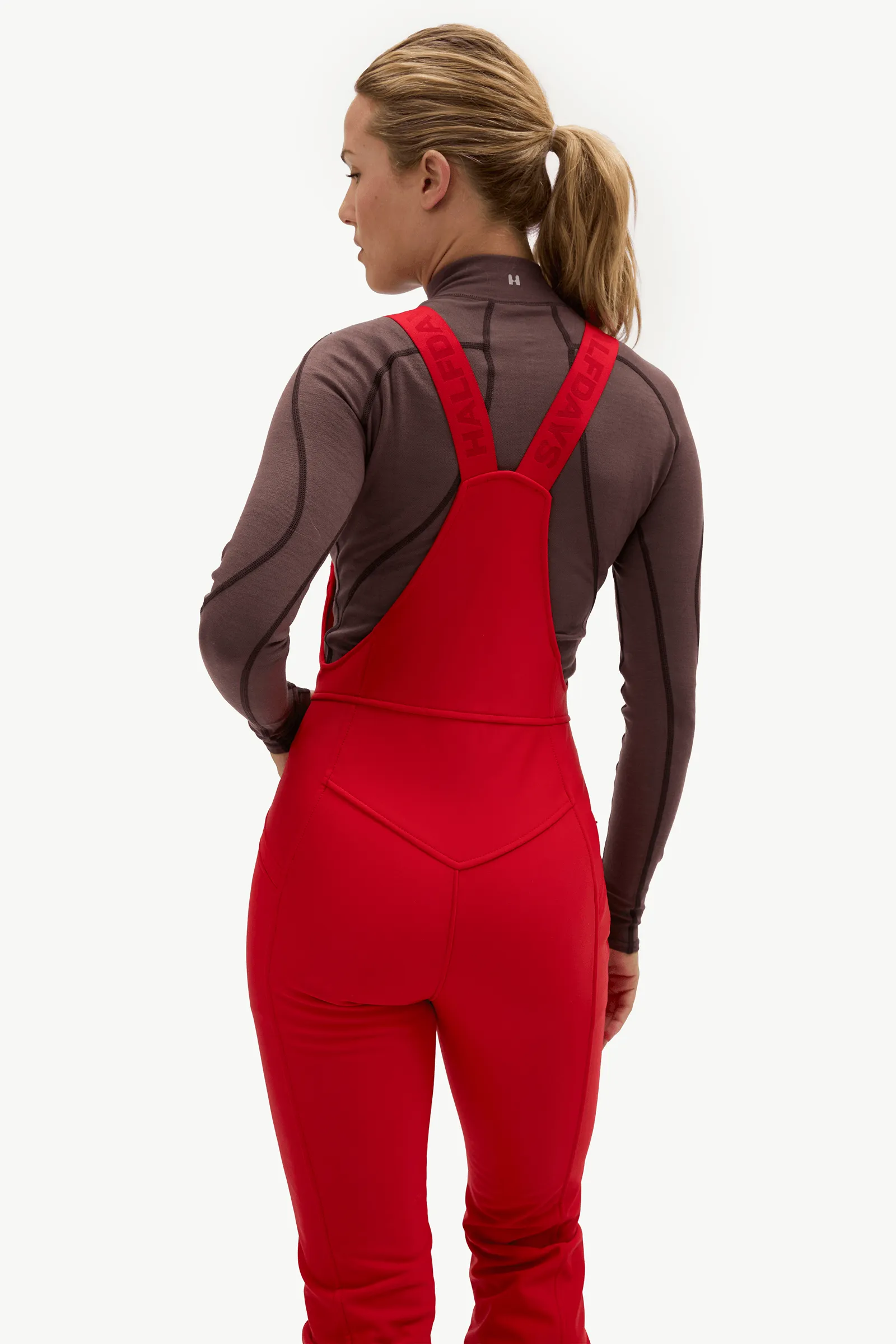 Isabel Soft Shell Bib Pant - Rouge - Short sold by Halfdays product image thumbnail 2