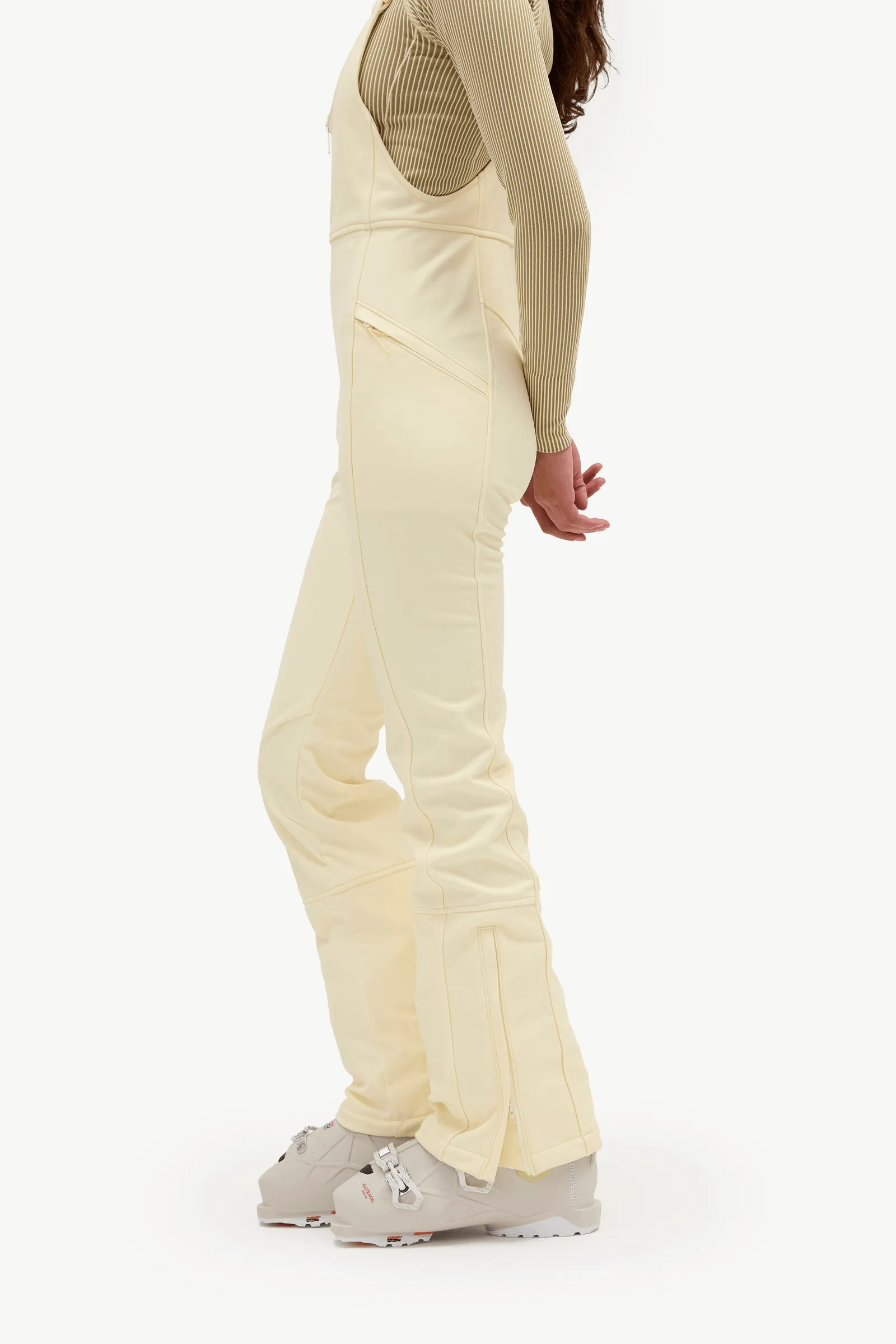 Isabel Soft Shell Bib Pant - Chardonnay - Short sold by Halfdays product image thumbnail 4