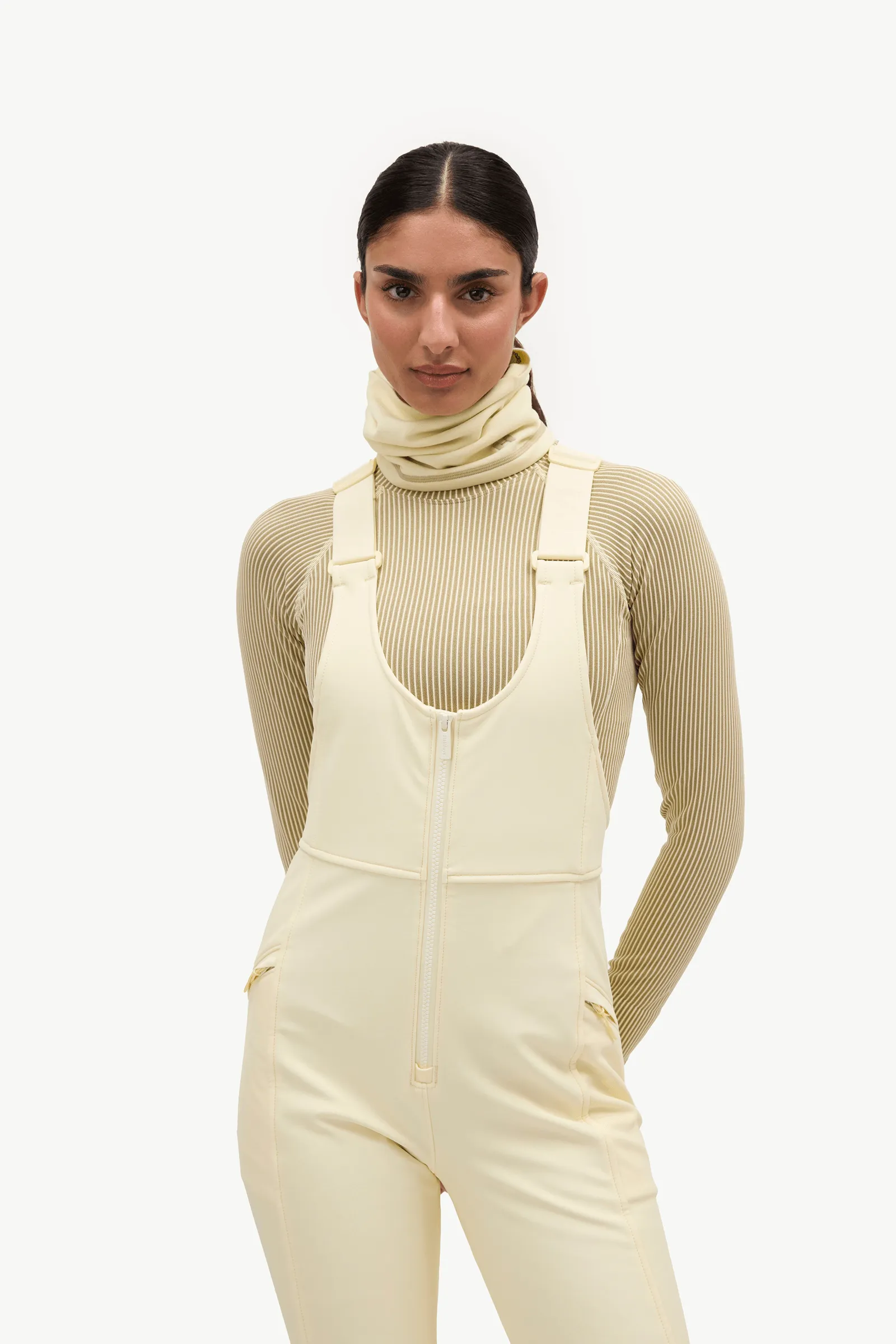Isabel Soft Shell Bib Pant - Chardonnay - Short sold by Halfdays product image thumbnail 2