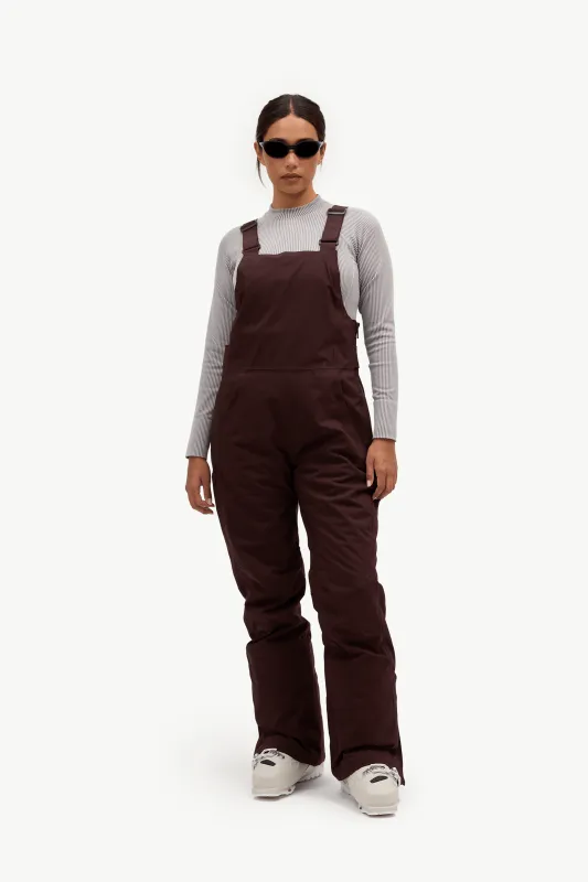 Carson Bib Pant - Americano - Short made by Halfdays
