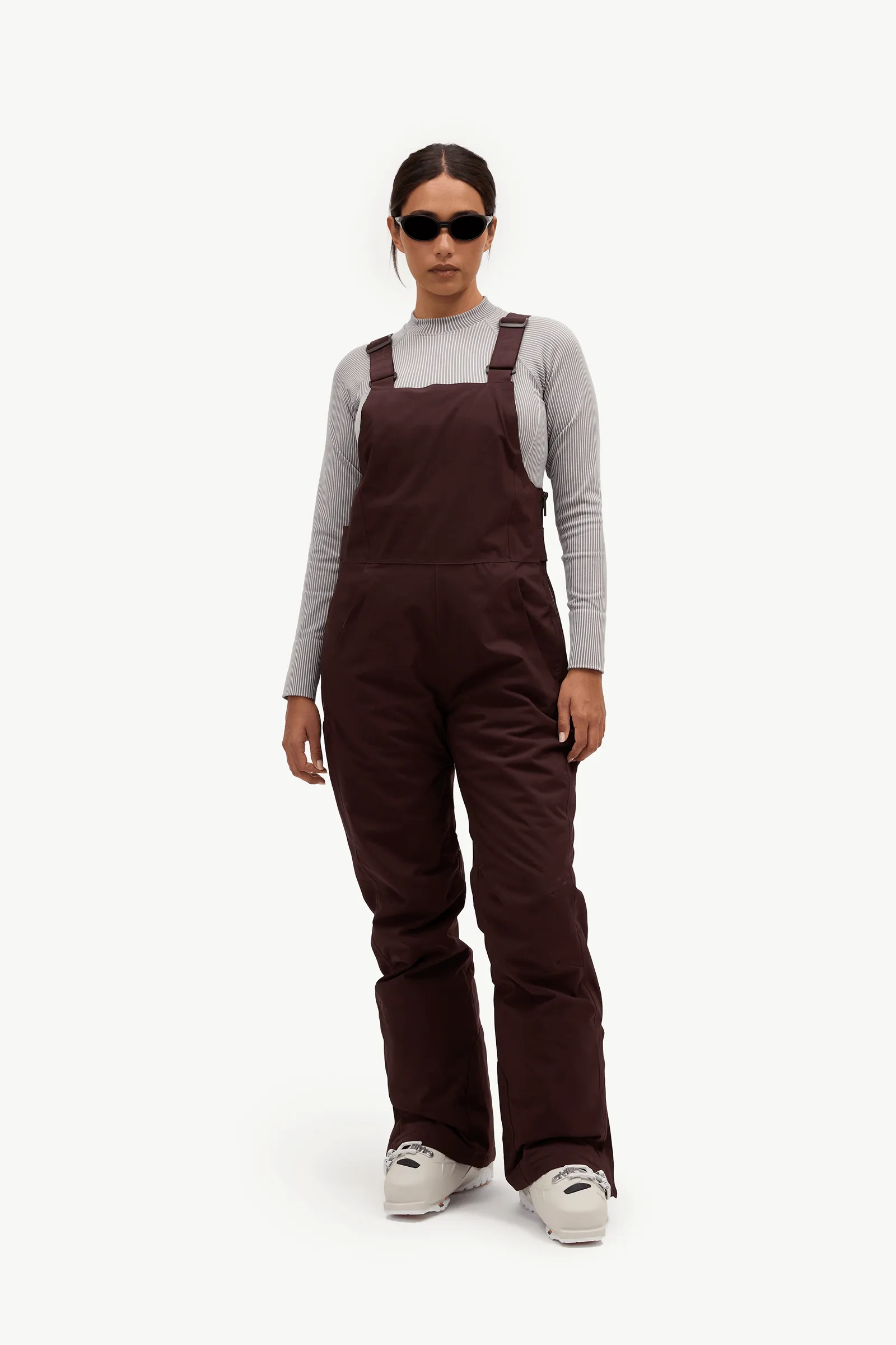 Carson Bib Pant - Americano - Short sold by Halfdays