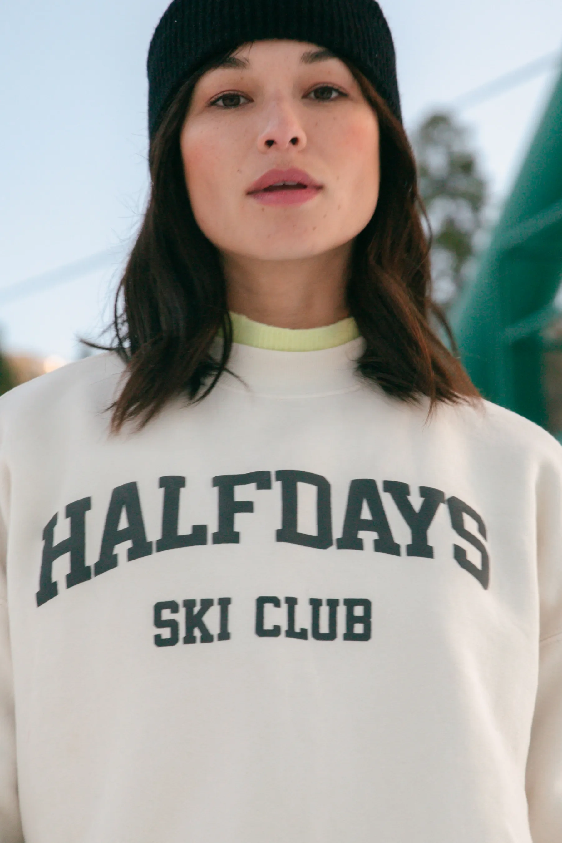 Halfdays Ski Club Sweatshirt sold by Halfdays product image thumbnail 4