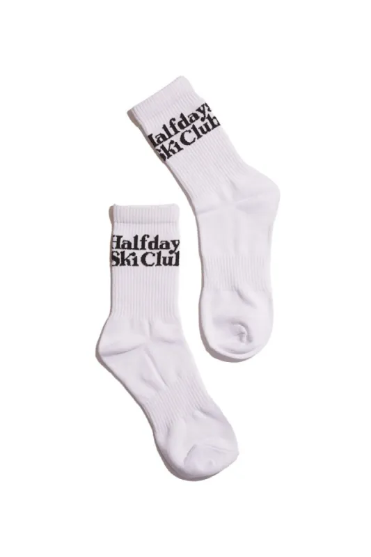 Halfdays Ski Club Socks sold by Halfdays