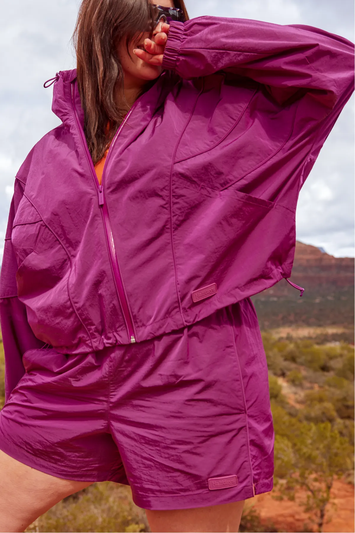 Douglas Nylon Windbreaker sold by Halfdays product image thumbnail 2