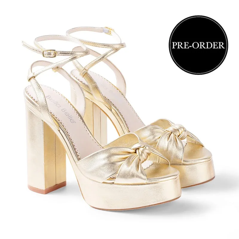 SERAFINA GOLD sold by Bella Belle Shoes